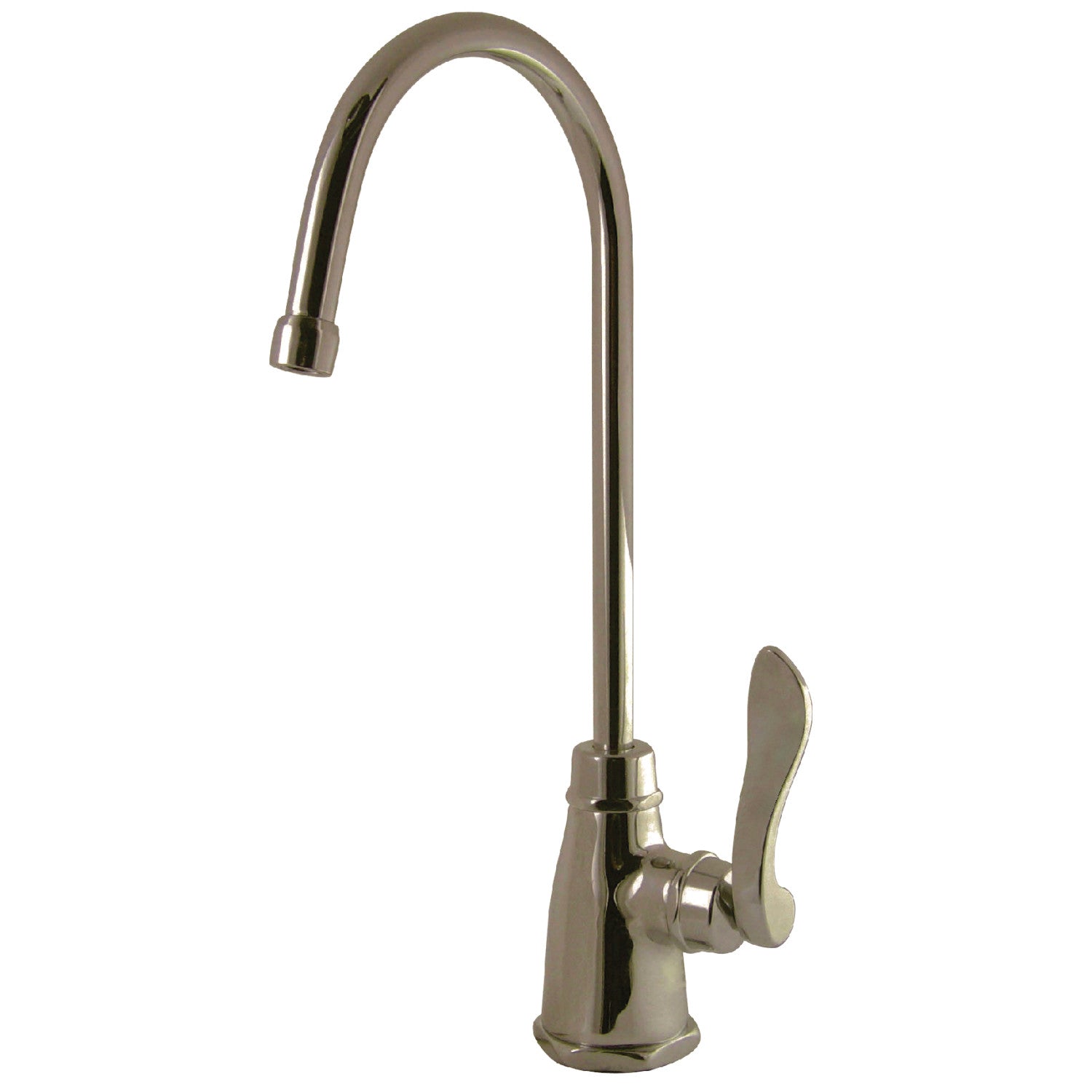 Kingston Tulare KS2198NFL - NuWave Robinet de filtration d'eau à une poignée en français 1 trou, Nickel brossé