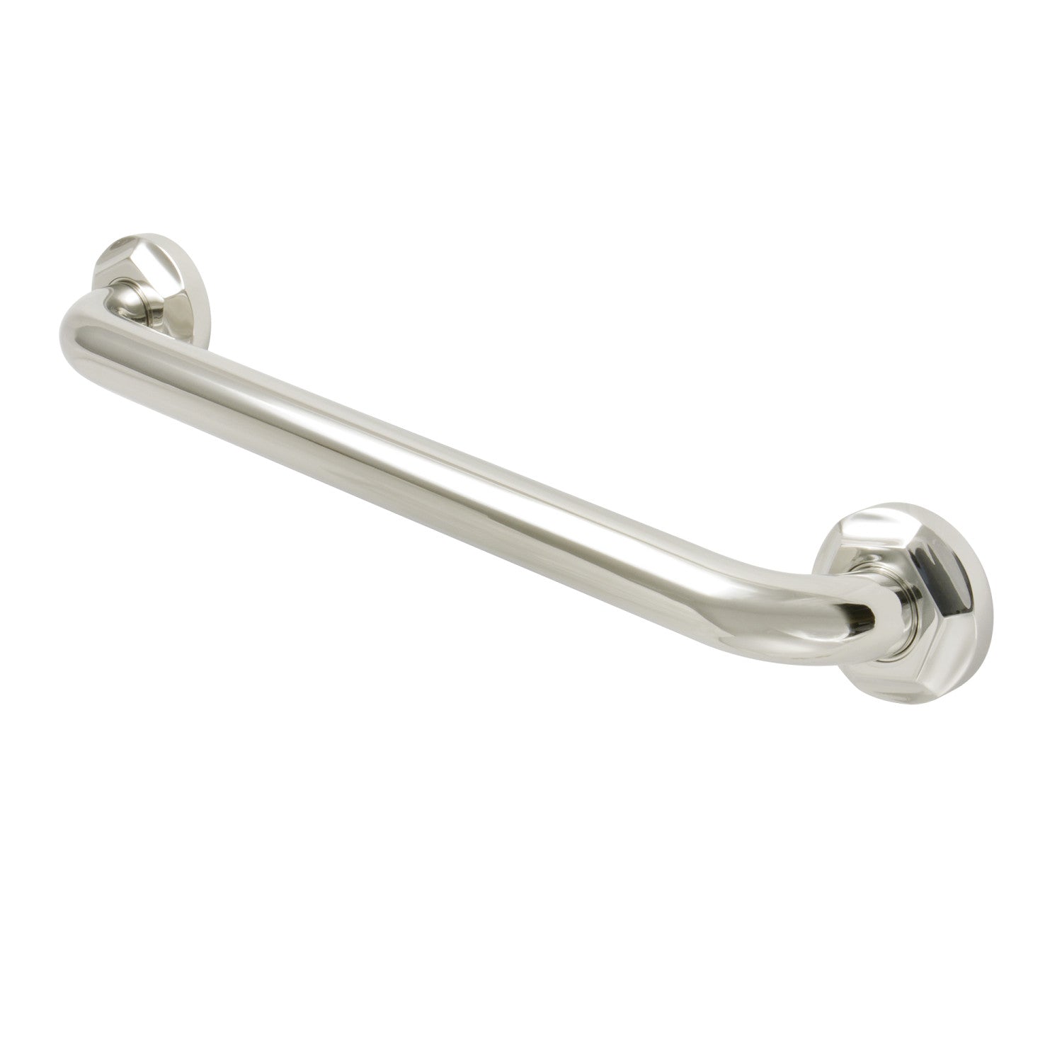 Kingston Tulare DR714166 - Metropolitan 16-Inch x 1-1/4-Inch O.D. Brass Decorative Grab Bar, Polished Nickel