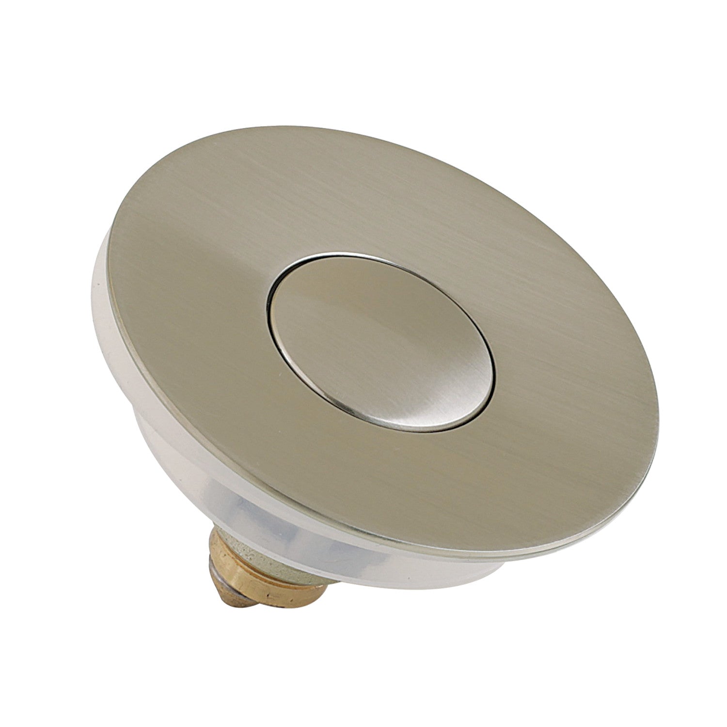 Kingston Trimscape KBF1018 Brass Sink Filter Plug (Center Pop-Up), Brushed Nickel