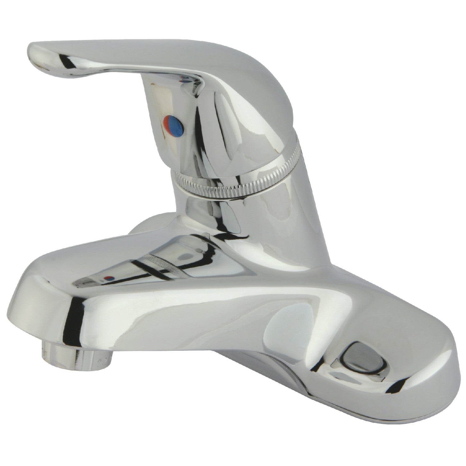 Kingston Tulare KB541LP - Chatham Single-Handle 3-Hole Deck Mount 4-Inch Centerset Bathroom Faucet, Polished Chrome