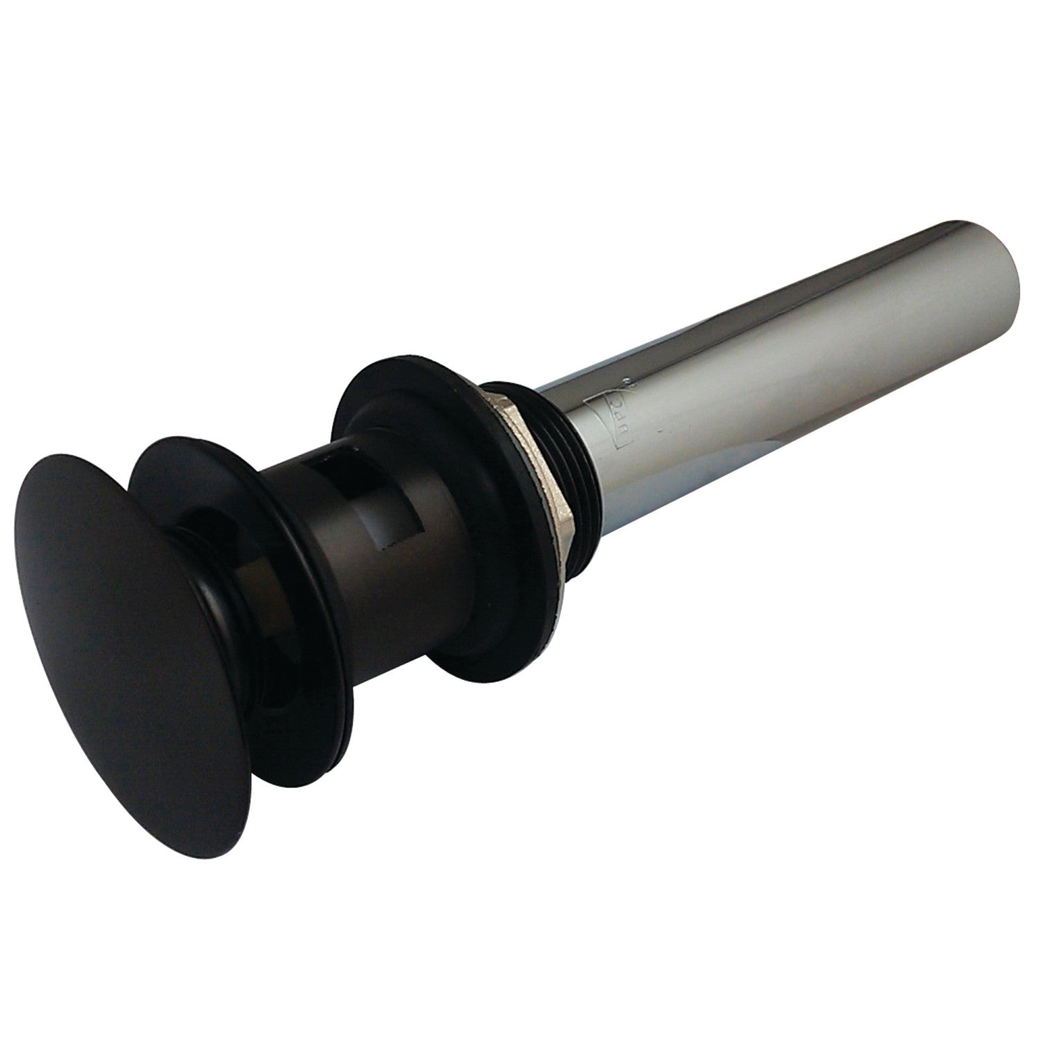 Kingston Sona EV6005 - Trimscape Brass Push Pop-Up Bathroom Sink Drain with Overflow, 22 Gauge, Oil Rubbed Bronze