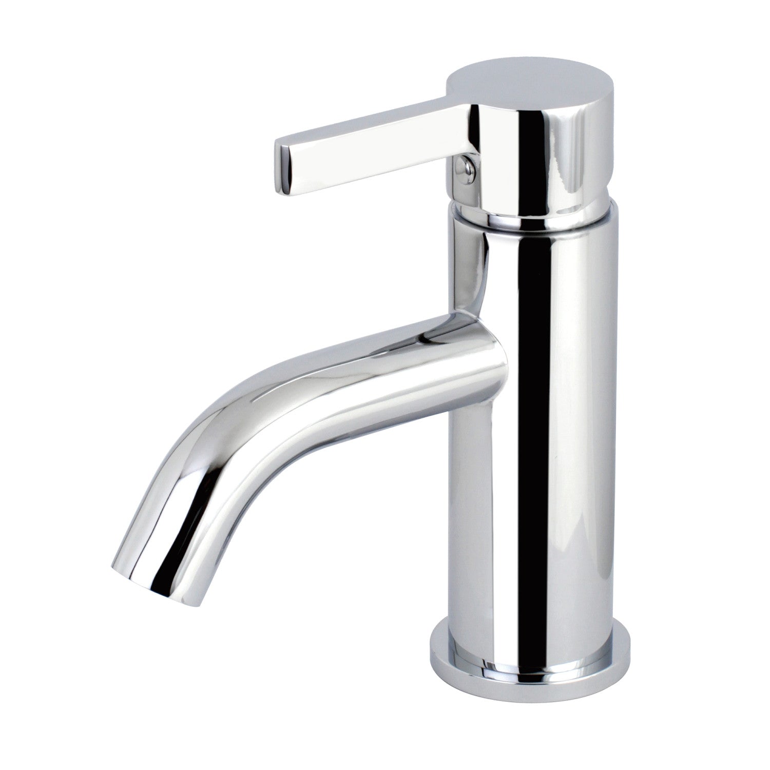 Kingston Sona LS8221CTL - Continental One-Handle 1-Hole Bathroom Faucet with Push Pop-Up Drain, Polished Chrome
