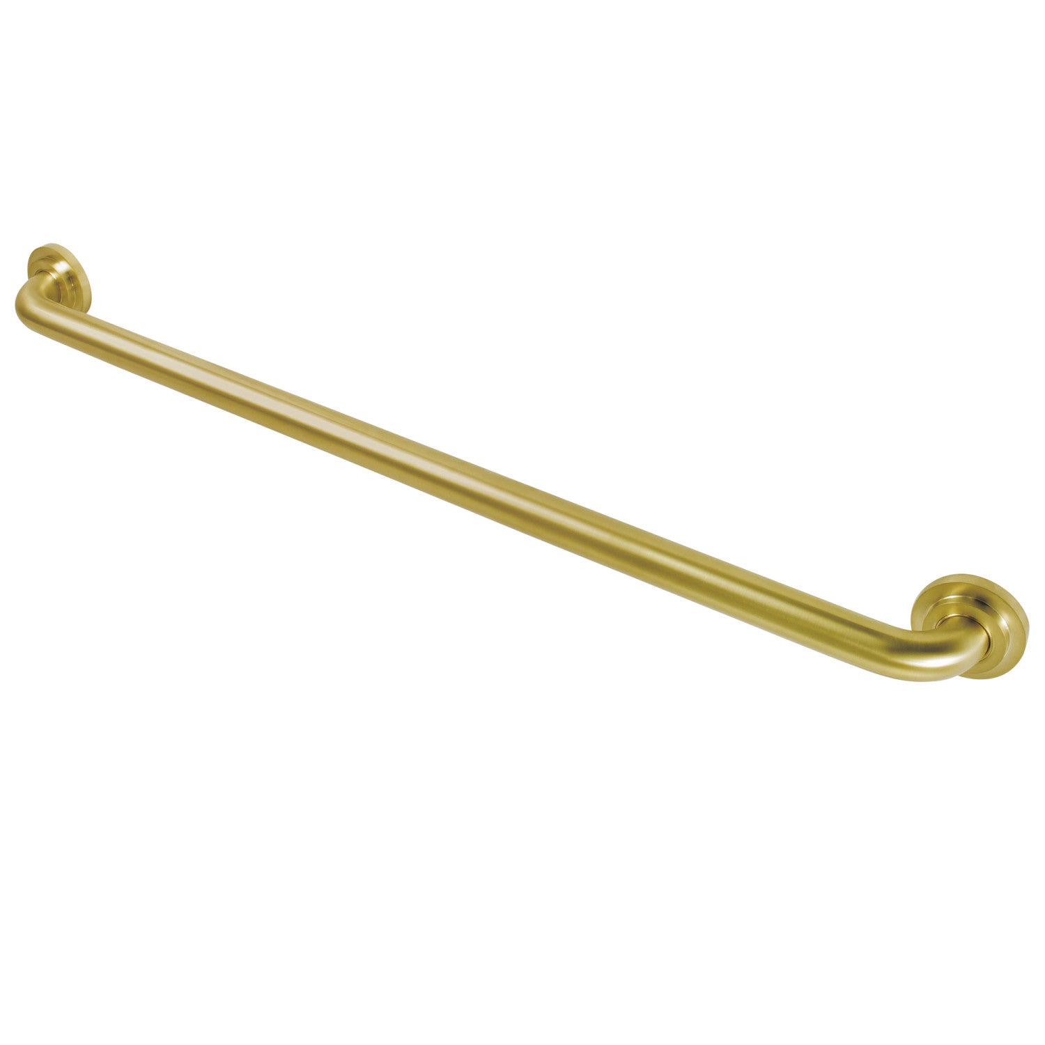 Kingston Sona DR414327 - Manhattan 32-Inch x 1-1/4-Inch O.D. Brass Decorative Grab Bar, Brushed Brass