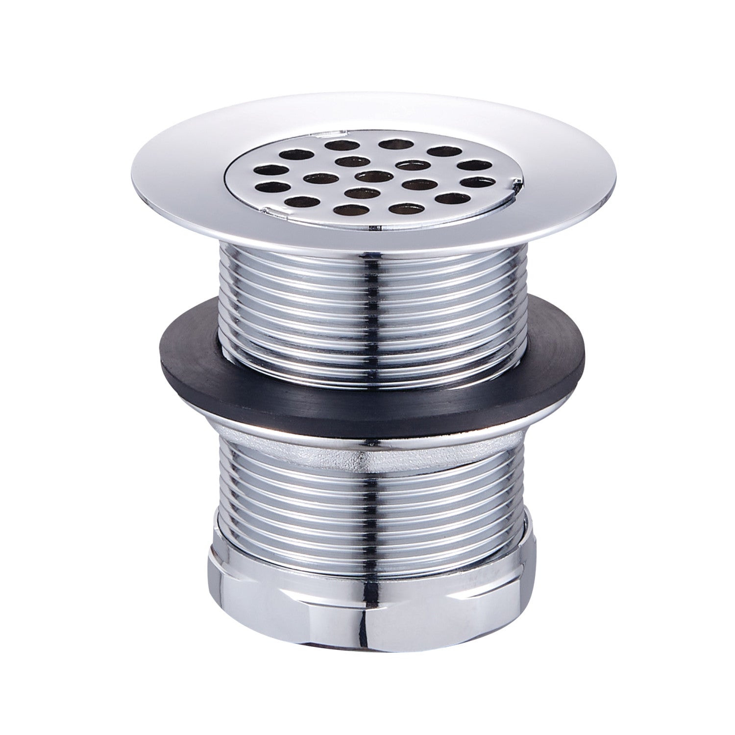 Kingston Tulare KBU1001 - Seattle 2-Inch Brass Grid Bar/Utility Sink Basket Strainer, Polished Chrome
