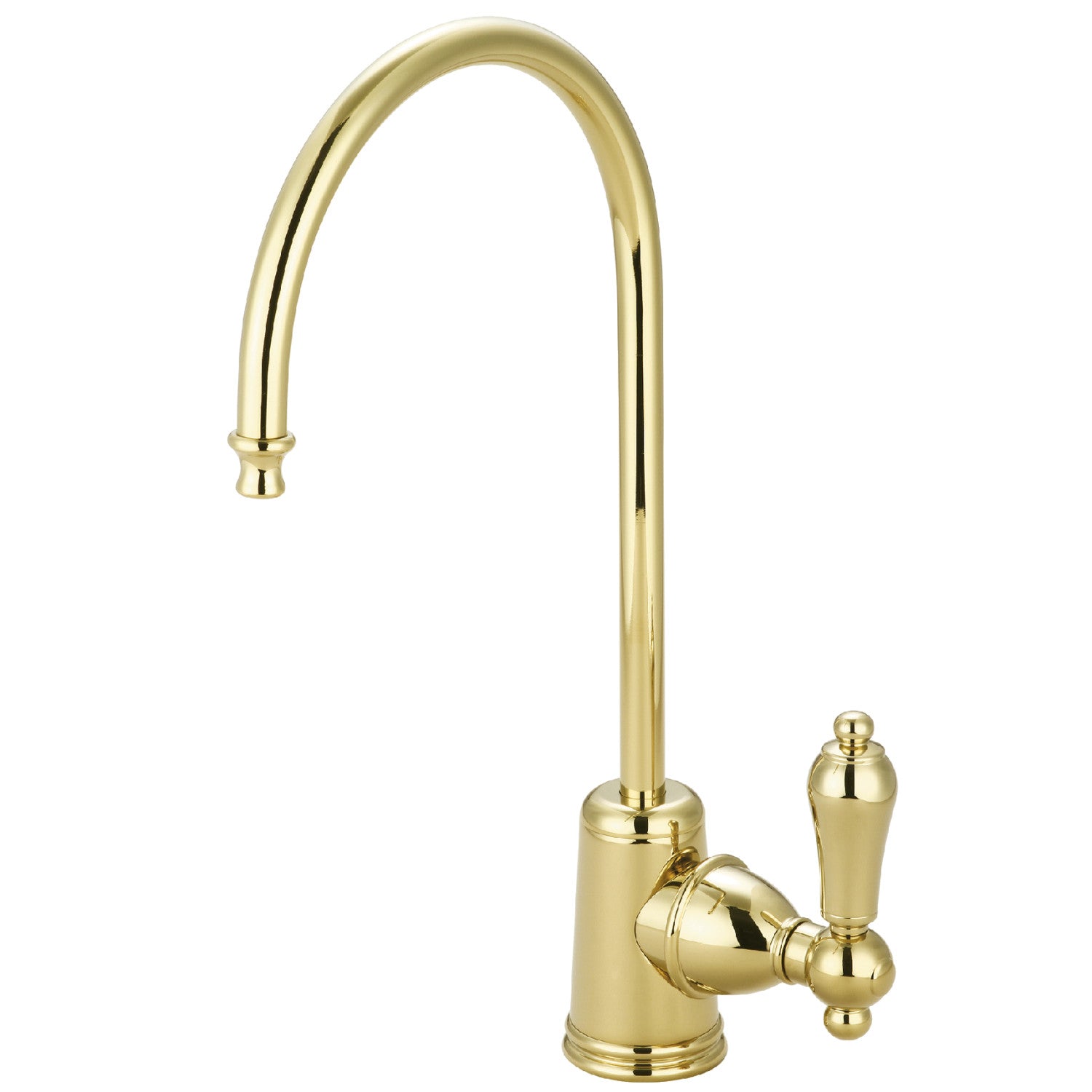 Kingston Heirloom KS7192AL - Robinet de filtration d'eau à une poignée de restauration 1 trou, laiton poli