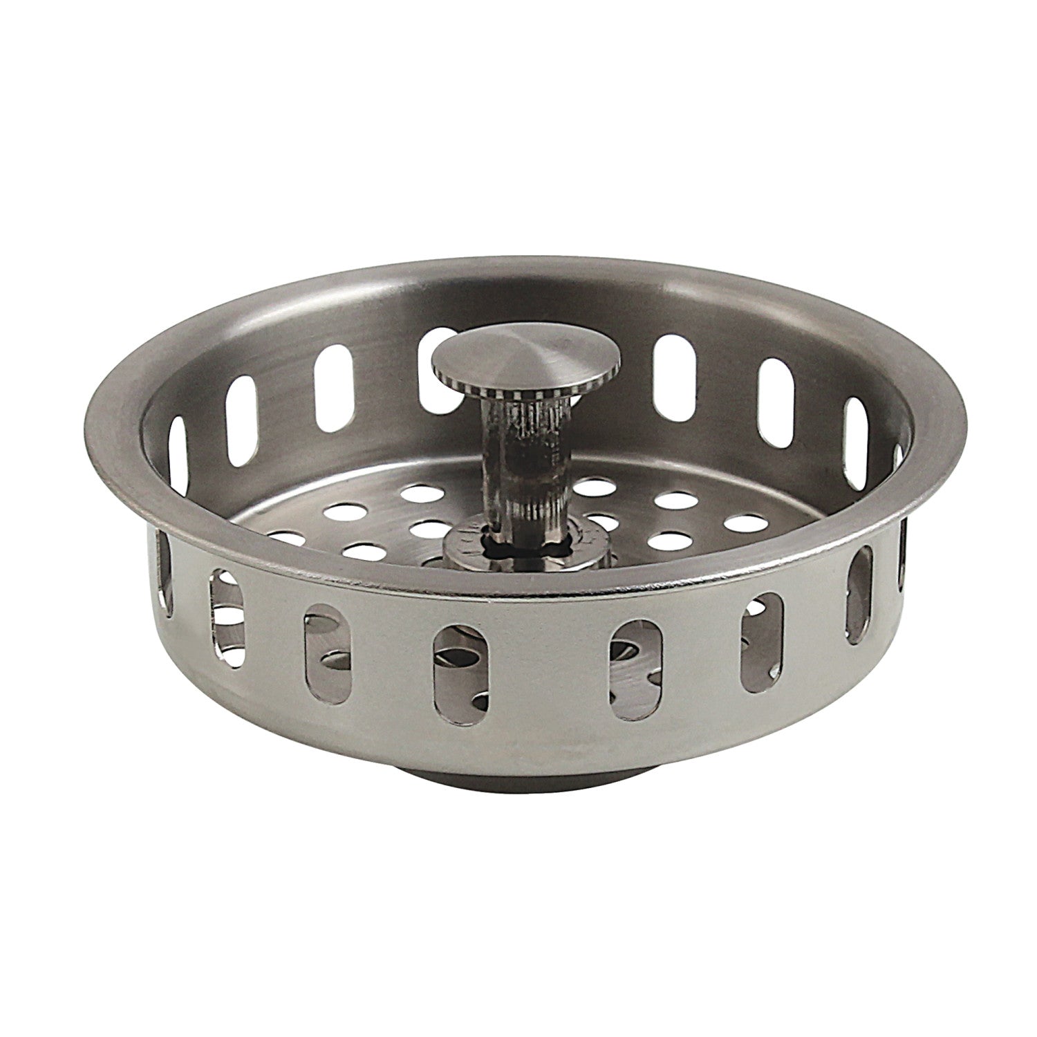 Kingston Made To Match KBP2008 3-1/2 Inch Kitchen Sink Basket Strainer Only, Brushed Nickel