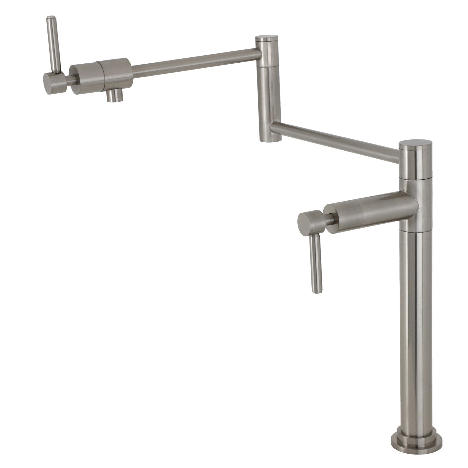 Kingston Sona KS4708DL - Concord 1 - Robinet de remplissage de pot de montage de plate-forme, nickel brossé