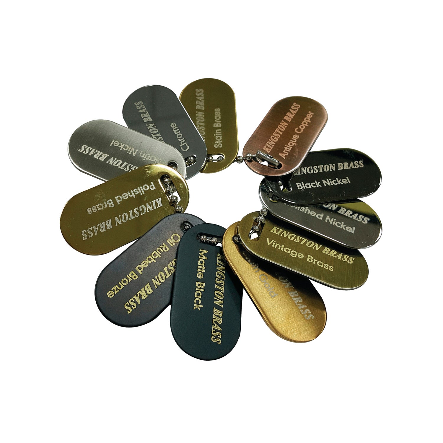 Kingston CSWATCH Finish Color Swatch Ring Samples
