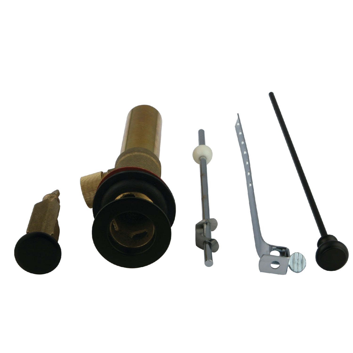 Kingston Trimscape KB2005 Brass Pop-Up Bathroom Sink Drain with Overflow, 22 Gauge, Oil Rubbed Bronze