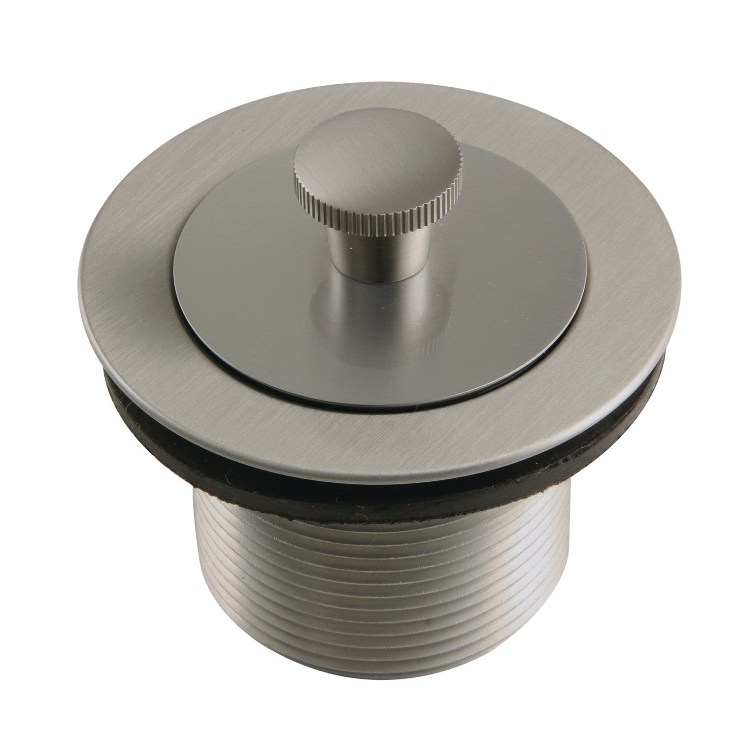 Kingston Heirloom DLL218 - Trimscape Brass Lift and Turn Tub Drain, Brushed Nickel
