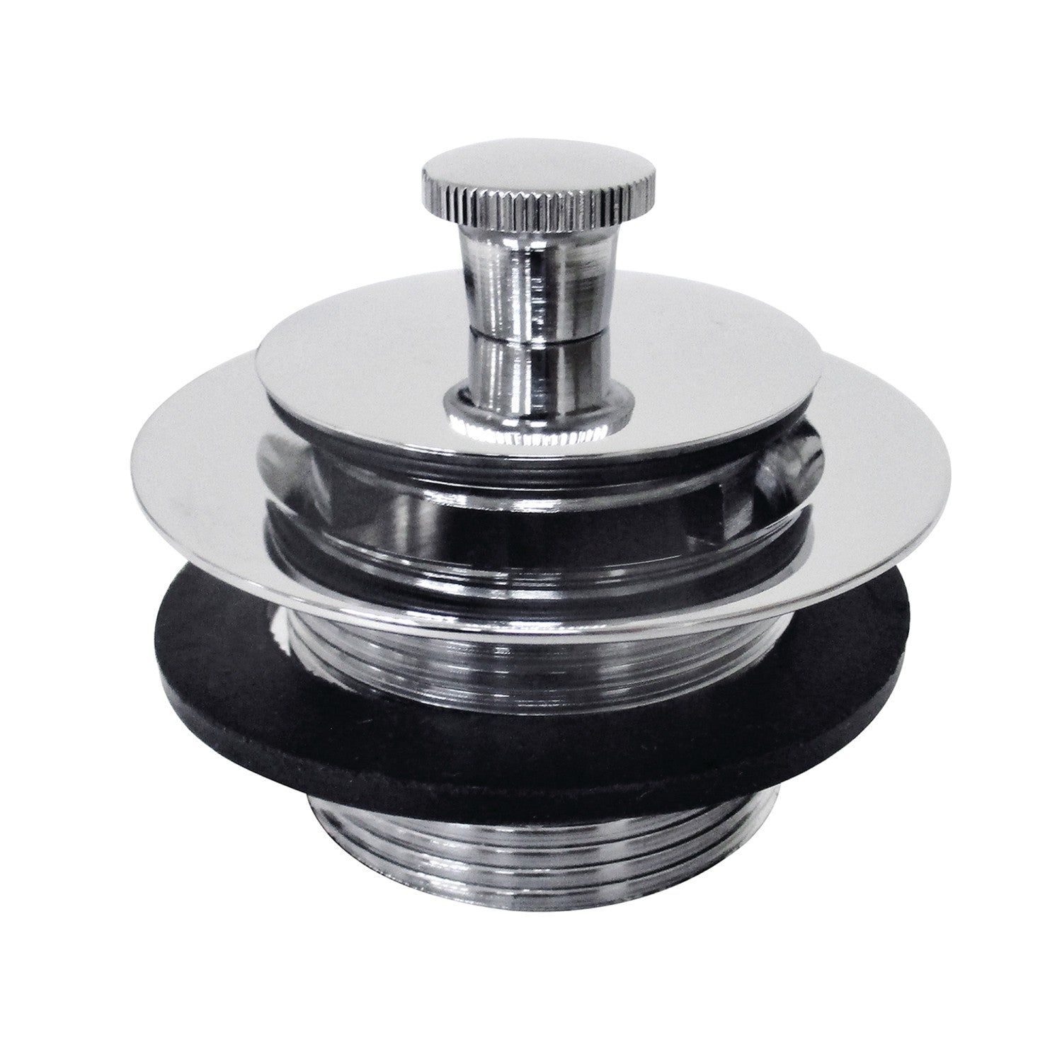 Kingston Heirloom DLL201 - Made To Match Brass Lift and Turn Tub Drain, Polished Chrome