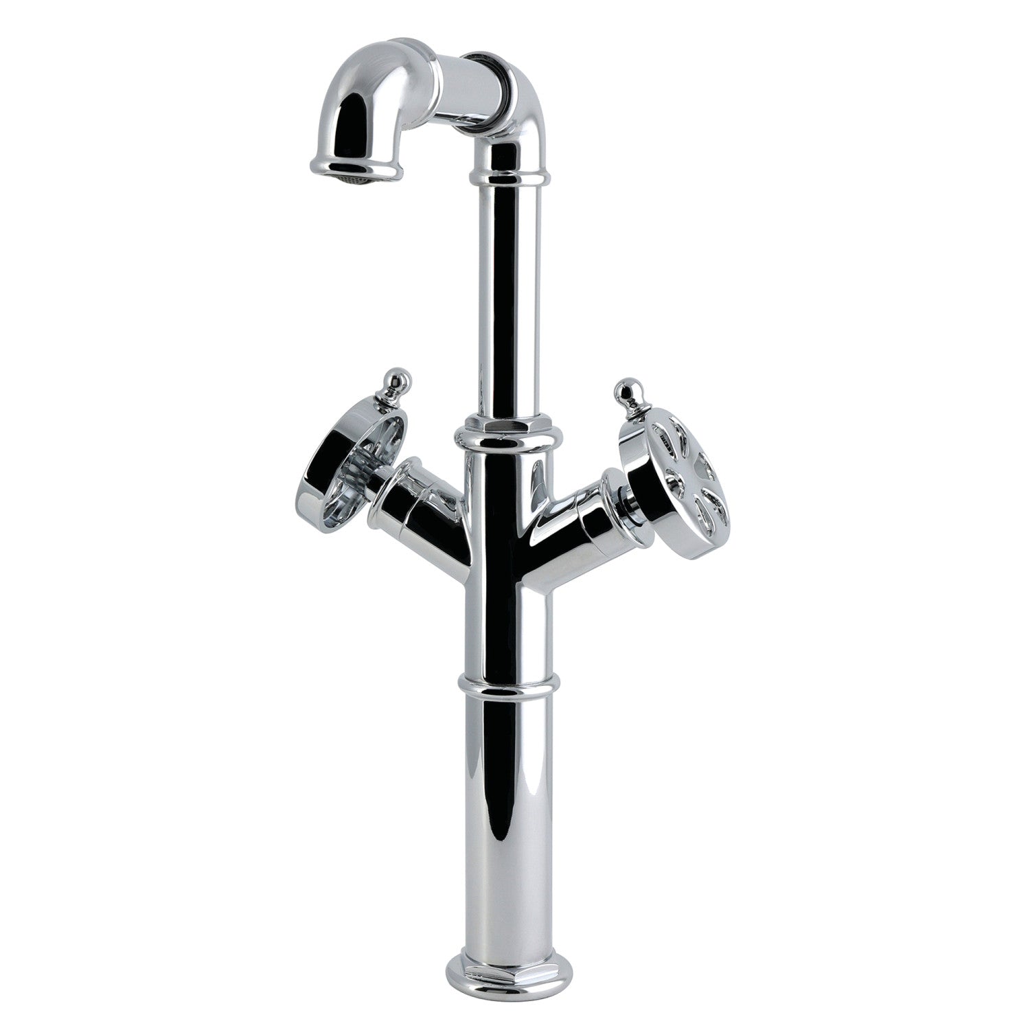 Kingston Belknap LS6601RX Robinet de bateau à deux poignées 1 trou, chrome poli
