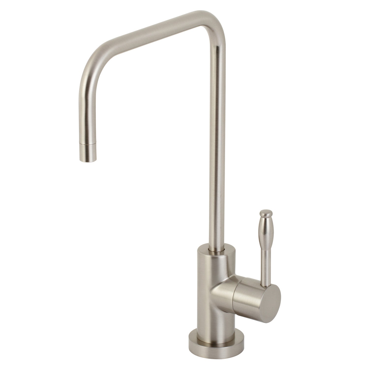 Kingston Sona KS6198NKL - Robinet de filtration d'eau à une poignée Nustudio 1 trou, Nickel brossé