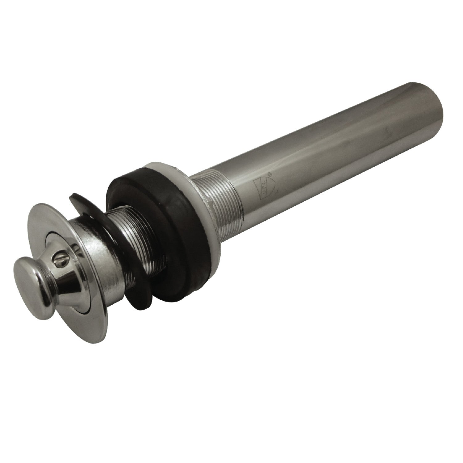 Kingston Heirloom EV3001 - Trimscape Brass Lift and Turn Bathroom Sink Drain without Overflow, 17 Gauge, Polished Chrome