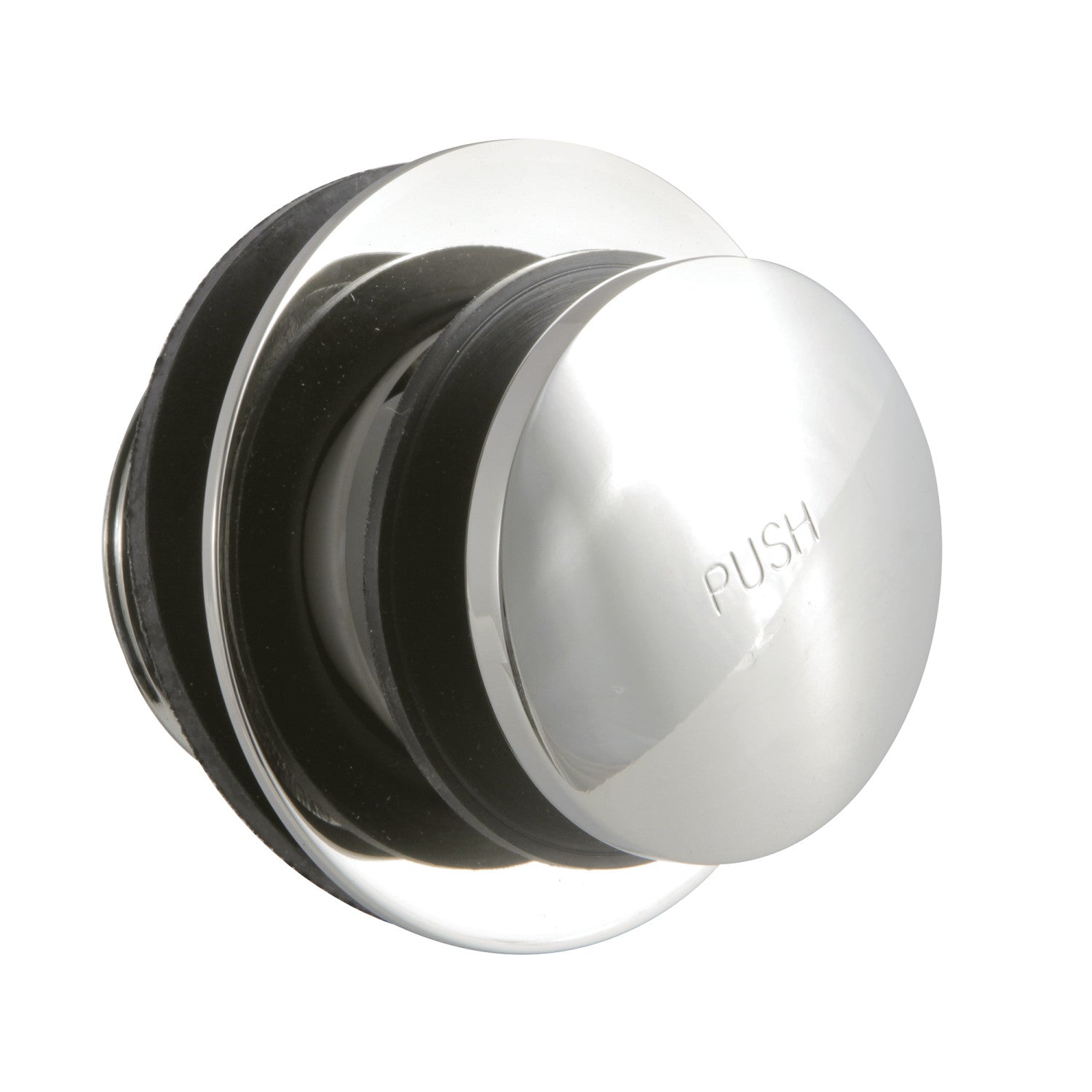 Kingston Tulare DTT206 - Made To Match Brass Toe Touch Tub Drain, Polished Nickel