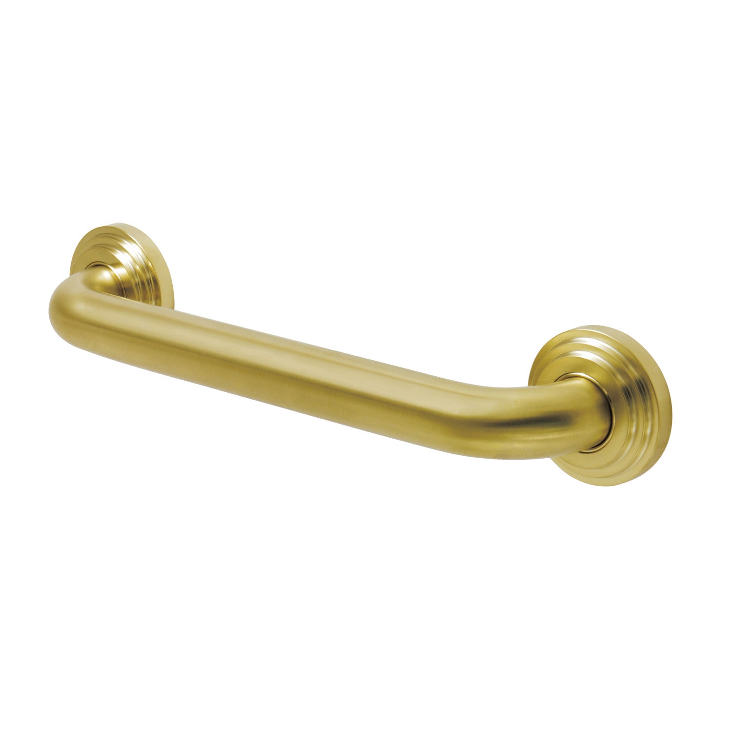 Kingston Sona DR214127 - Milano 12-Inch x 1-1/4-Inch O.D. Brass Decorative Grab Bar, Brushed Brass