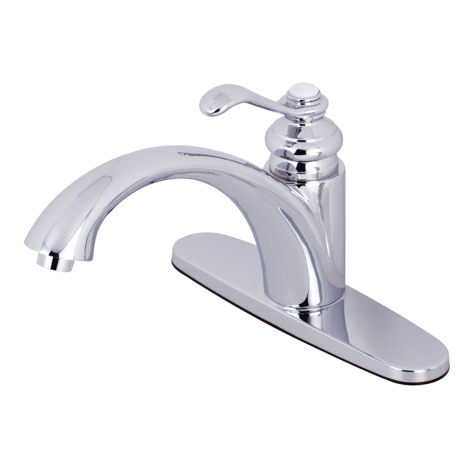 Kingston Templeton KS6571TPLLS Robinet de cuisine à une poignée 1-or-3, chrome poli