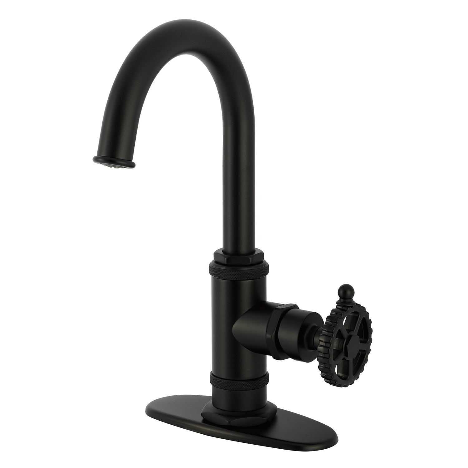 Kingston Sona KSD8500CG - Robinet de bar à une poignée Fuller 1 trou, noir mat