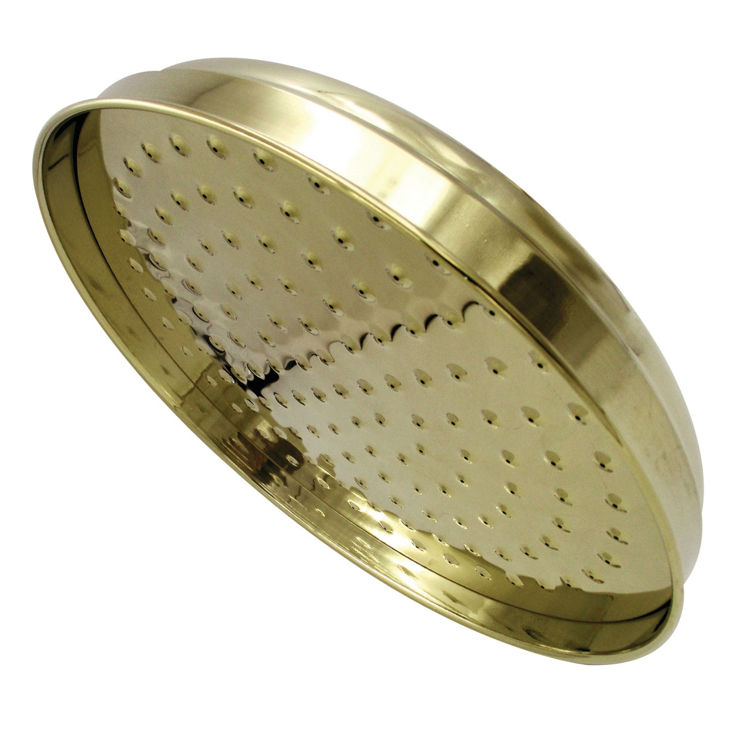 Kingston Heirloom K125A2 - Victorian 10-Inch Round Raindrop Brass Shower Head, Polished Brass