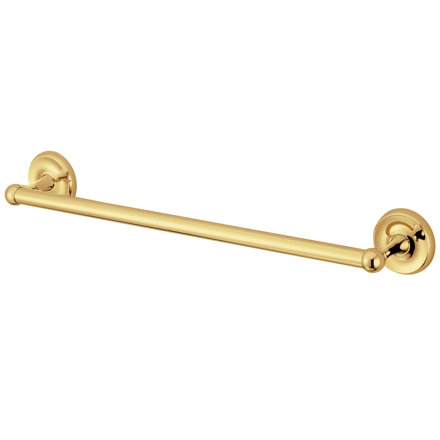 Kingston Heirloom BA311PB - Classic 24-Inch Single Towel Bar, Polished Brass