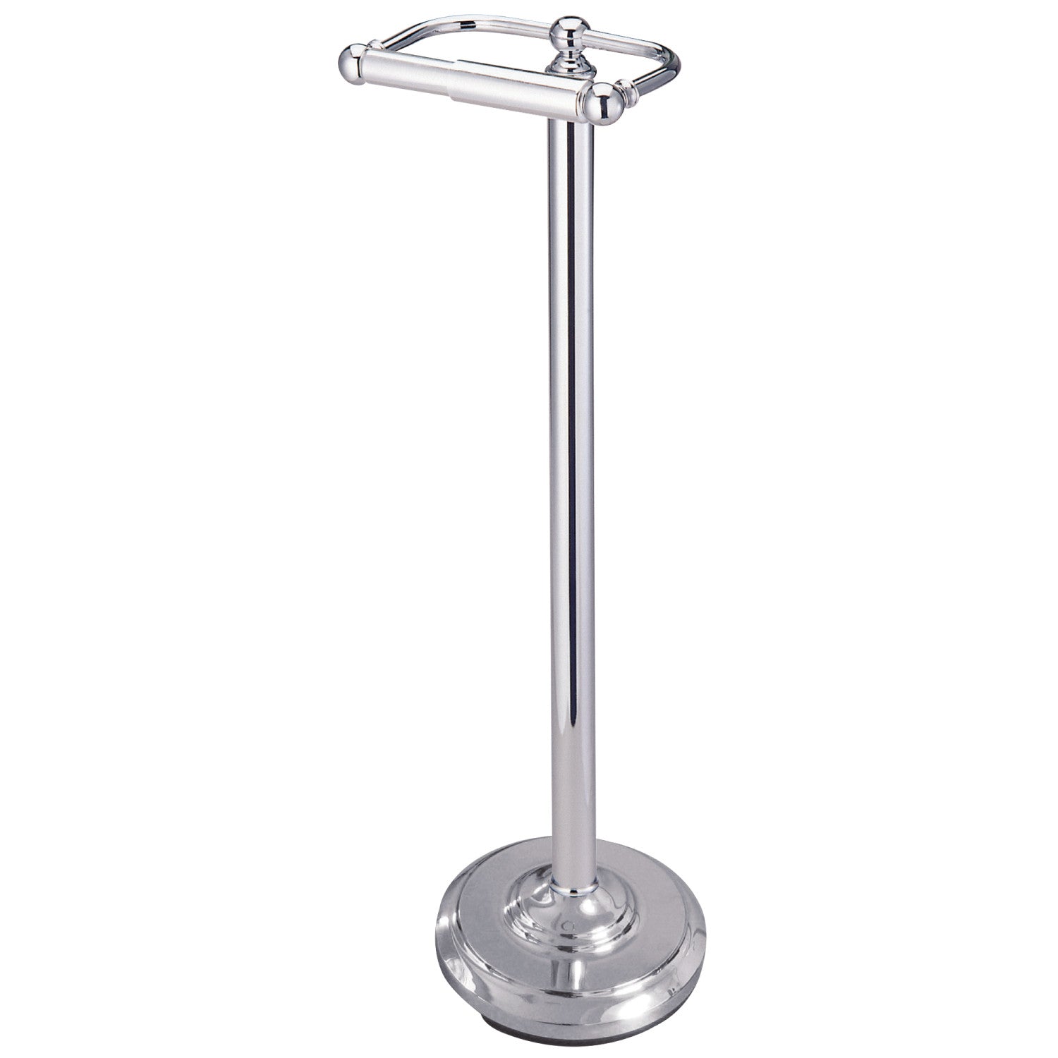 Kingston Heirloom CC2001 - Vintage Freestanding Toilet Paper Holder, Polished Chrome