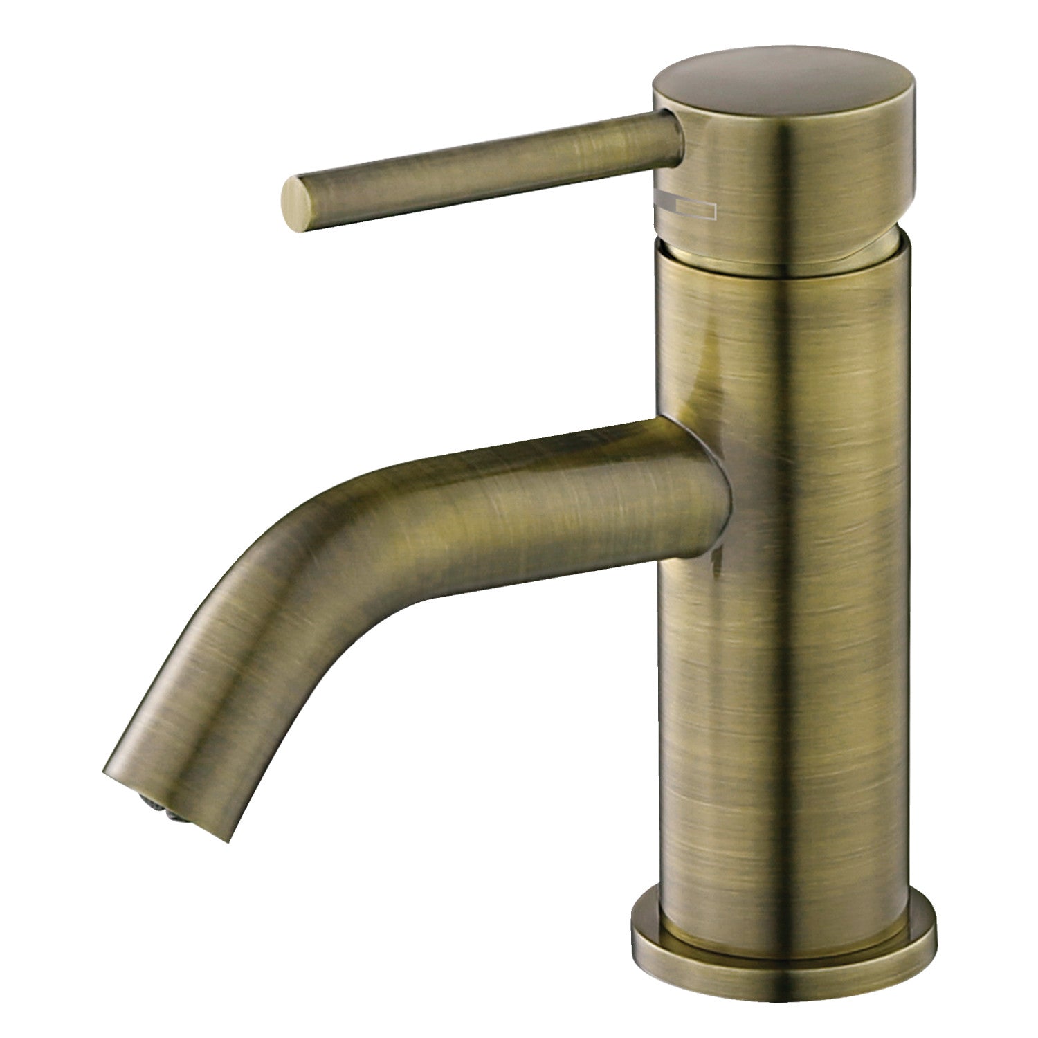 Kingston Sona LS822DLAB - Concord One-Handle 1-Hole Bathroom Faucet with Push Pop-Up Drain, Antique Brass