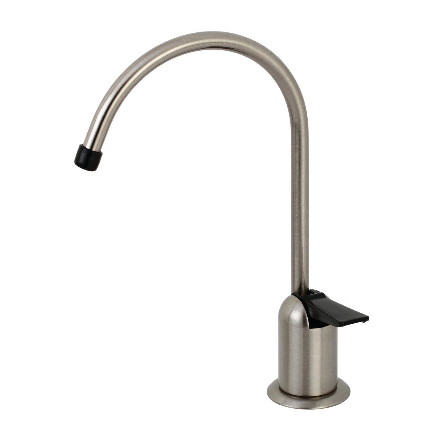 Kingston Tulare K6194 - Robinet de filtration d'eau à une poignée Americana 1 trou, noir inoxydable