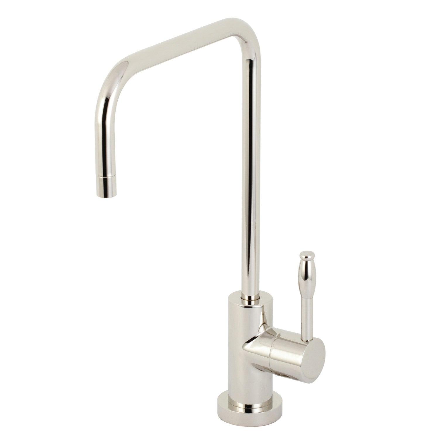 Kingston Sona KS6196NKL - Robinet de filtration d'eau à une poignée Nustudio 1 trou, nickel poli