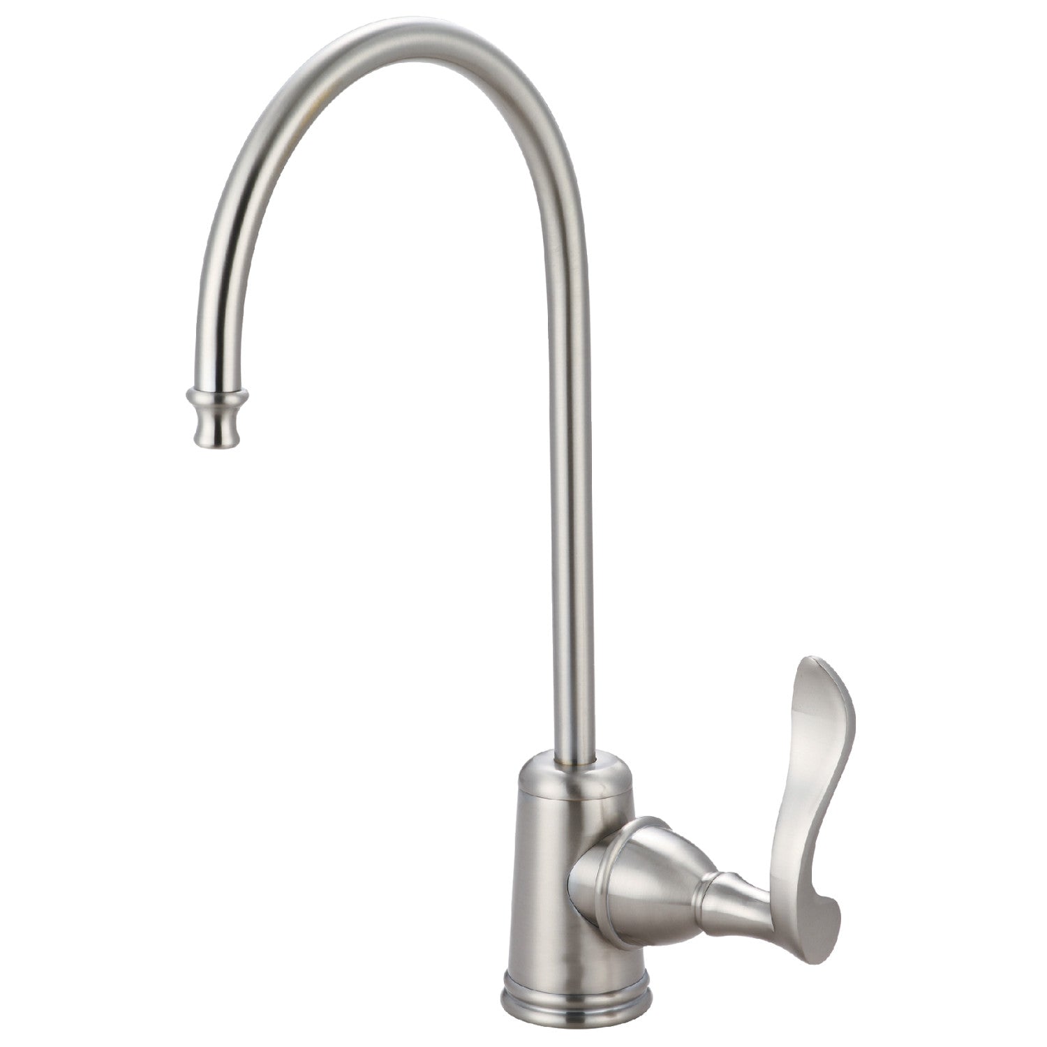 Kingston Tulare KS7198CFL - Robinet de filtration d'eau à une poignée Century 1 trou, nickel brossé