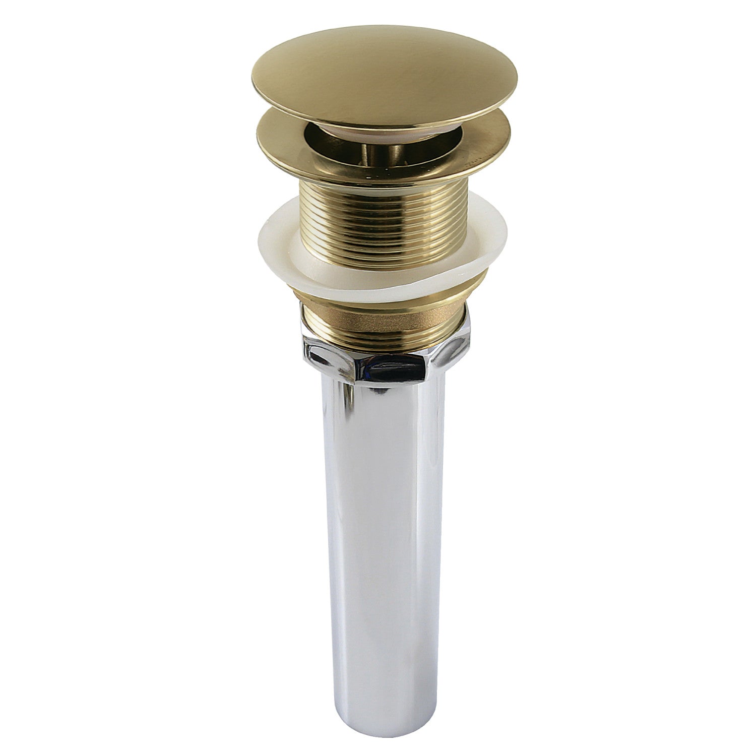 Kingston Sona GCL112BB - Trimscape Brass Pop Up Drain for Cast Iron Utility Sink, Brushed Brass