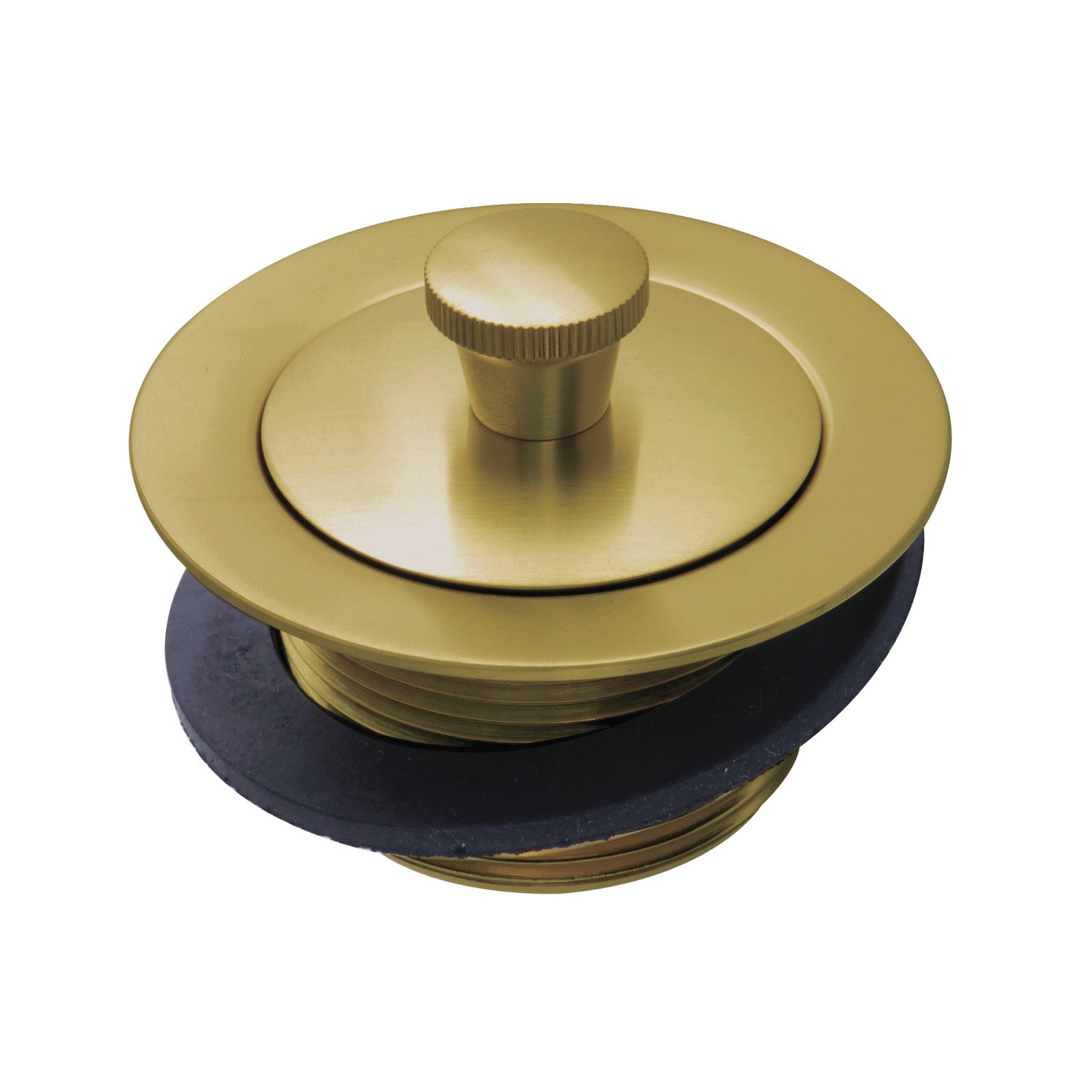 Kingston Heirloom DLL207 - Made To Match Brass Lift and Turn Tub Drain, Brushed Brass