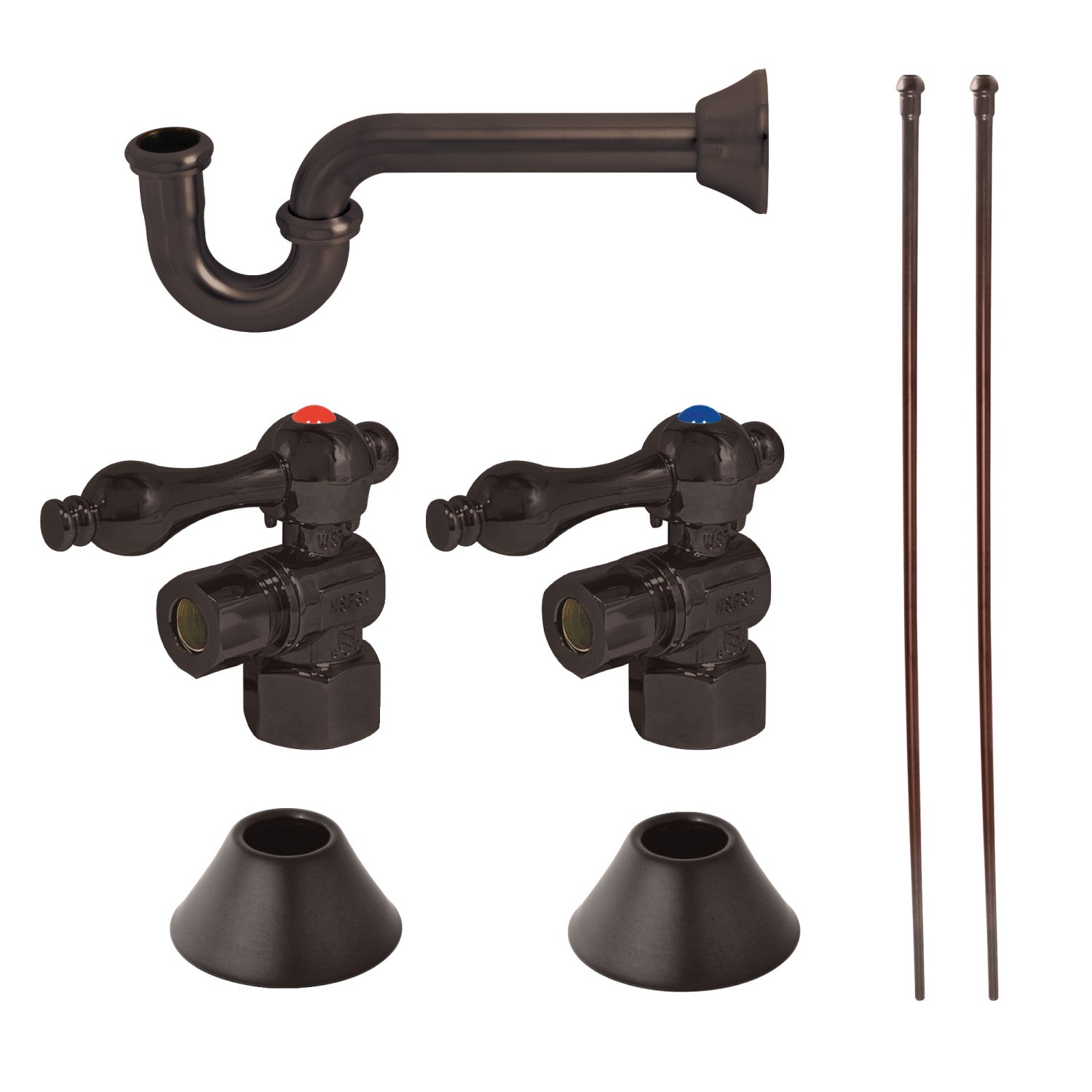 Kingston Heirloom CC43105LKB30 - Trimscape Traditional Plumbing Sink Trim Kit with P-Trap, Oil Rubbed Bronze