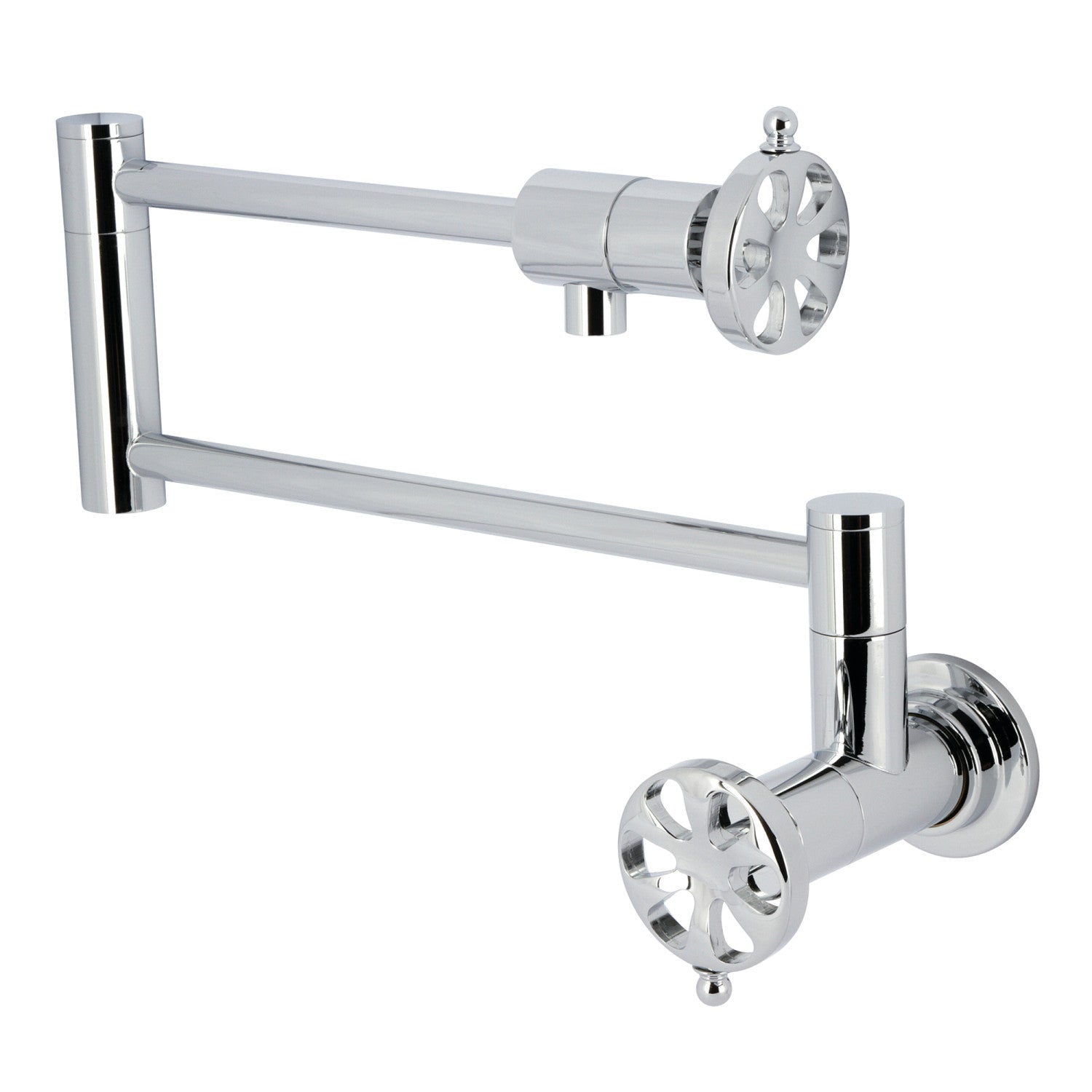 Kingston Sona KS4101RX - Robinet de remplissage pour pot de montage mural Belknap 1 trou, chrome poli