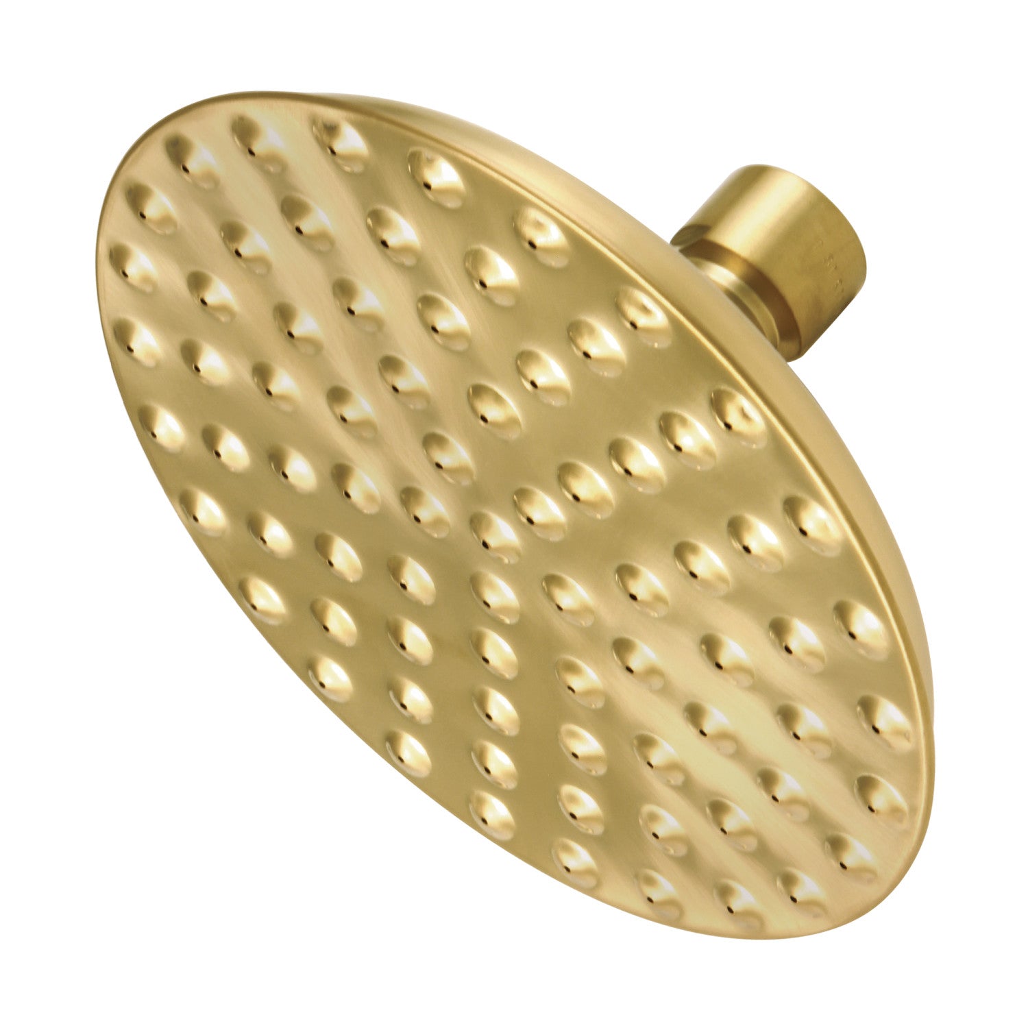 Kingston Heirloom K135A7 - Victorian 5-1/4-Inch Round Raindrop Brass Shower Head, Brushed Brass