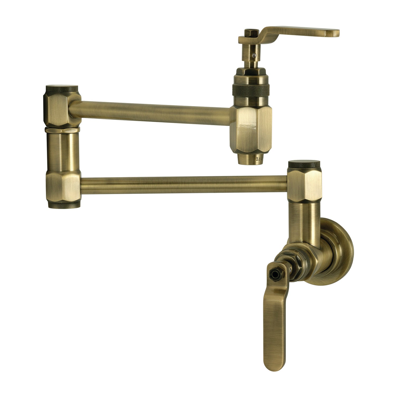Kingston Sona KS5103KL - Robinet de remplissage de pot de montage mural Whitaker 1 trou, laiton antique