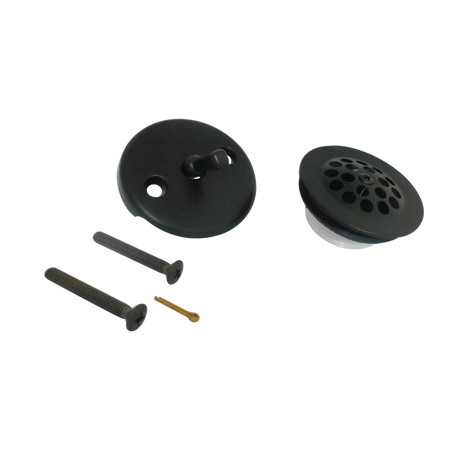 Kingston Tulare DTL5305A0 - Trimscape Zinc Alloy Trip Lever Tub Drain Conversion Kit, Matte Black