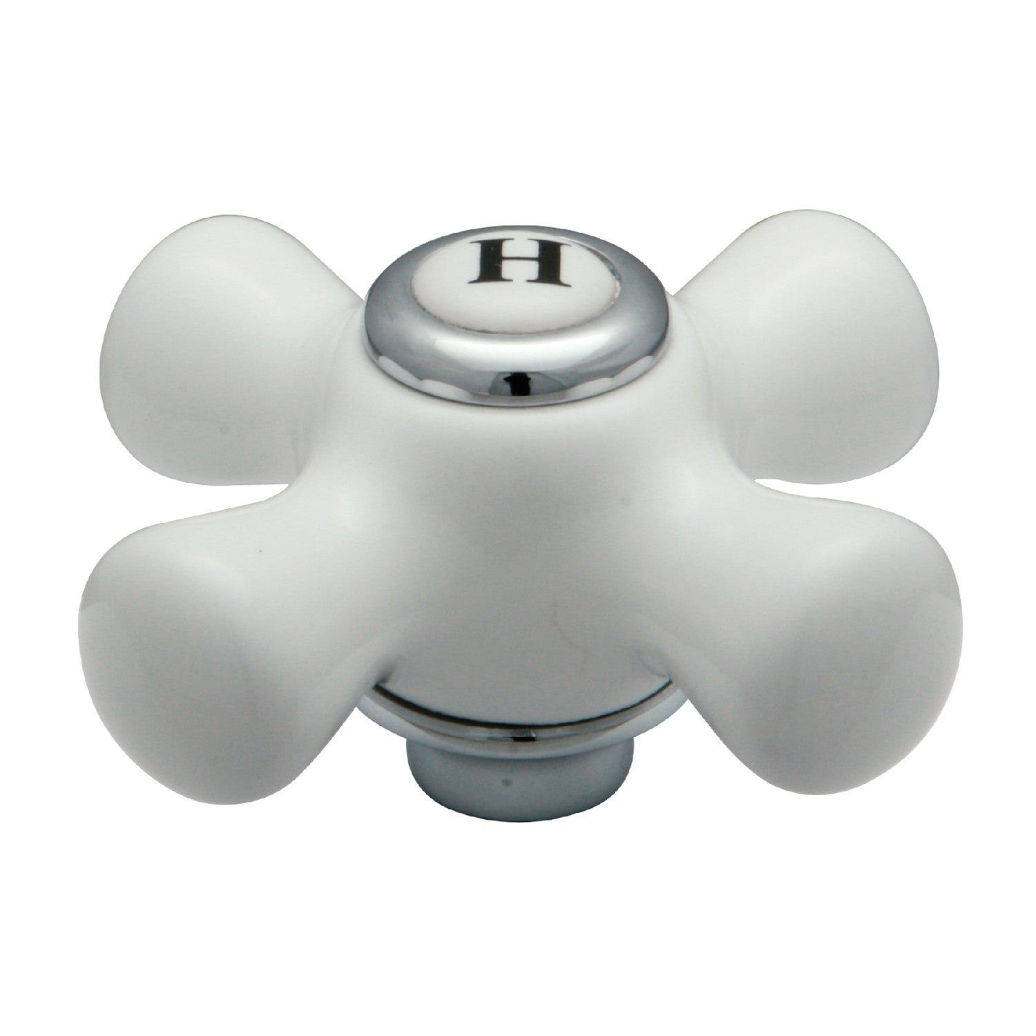 Kingston KSH3221PXH Porcelain Cross Handle (Hot Side), Polished Chrome