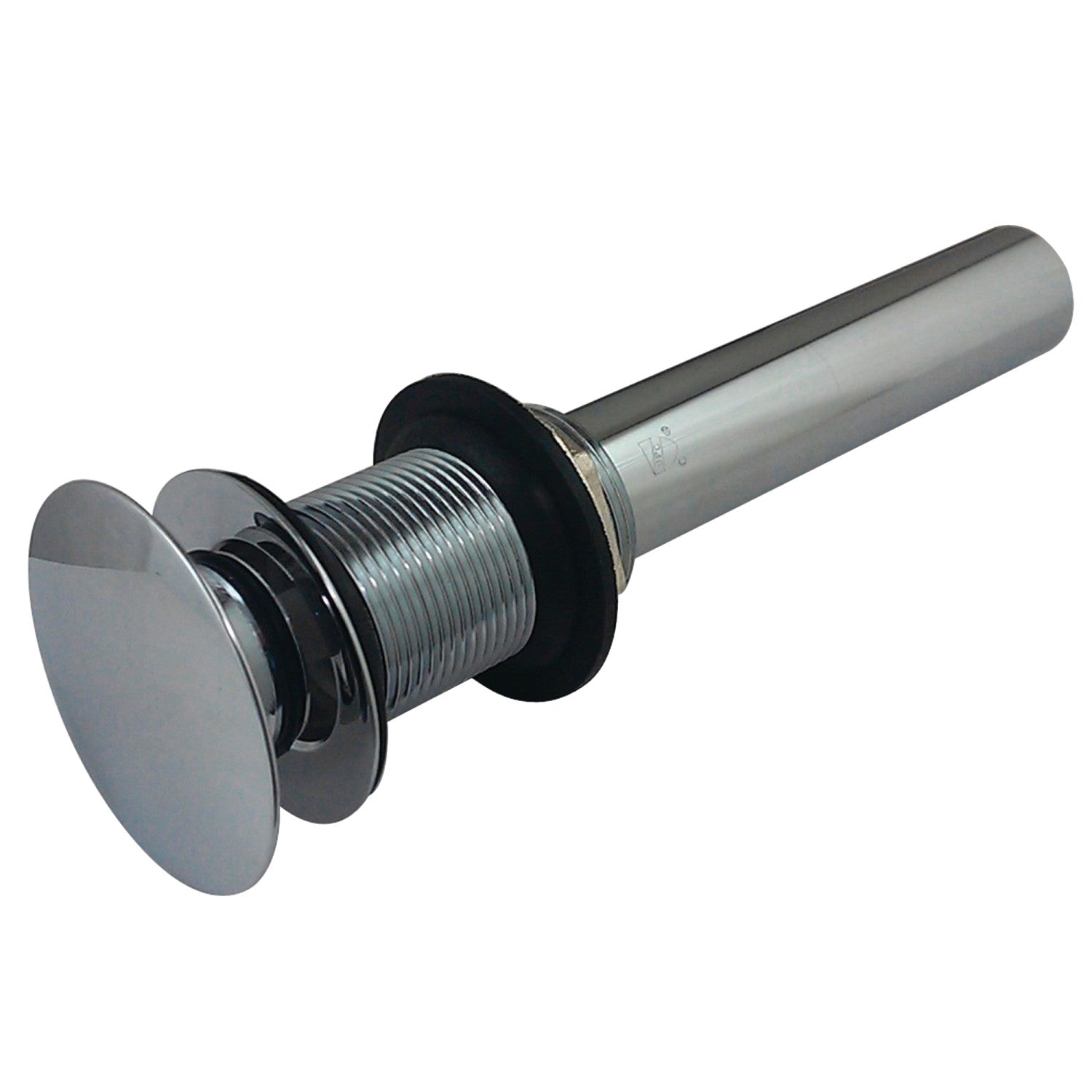 Kingston Sona EV7001 - Trimscape Brass Push Pop-Up Bathroom Sink Drain without Overflow, 22 Gauge, Polished Chrome
