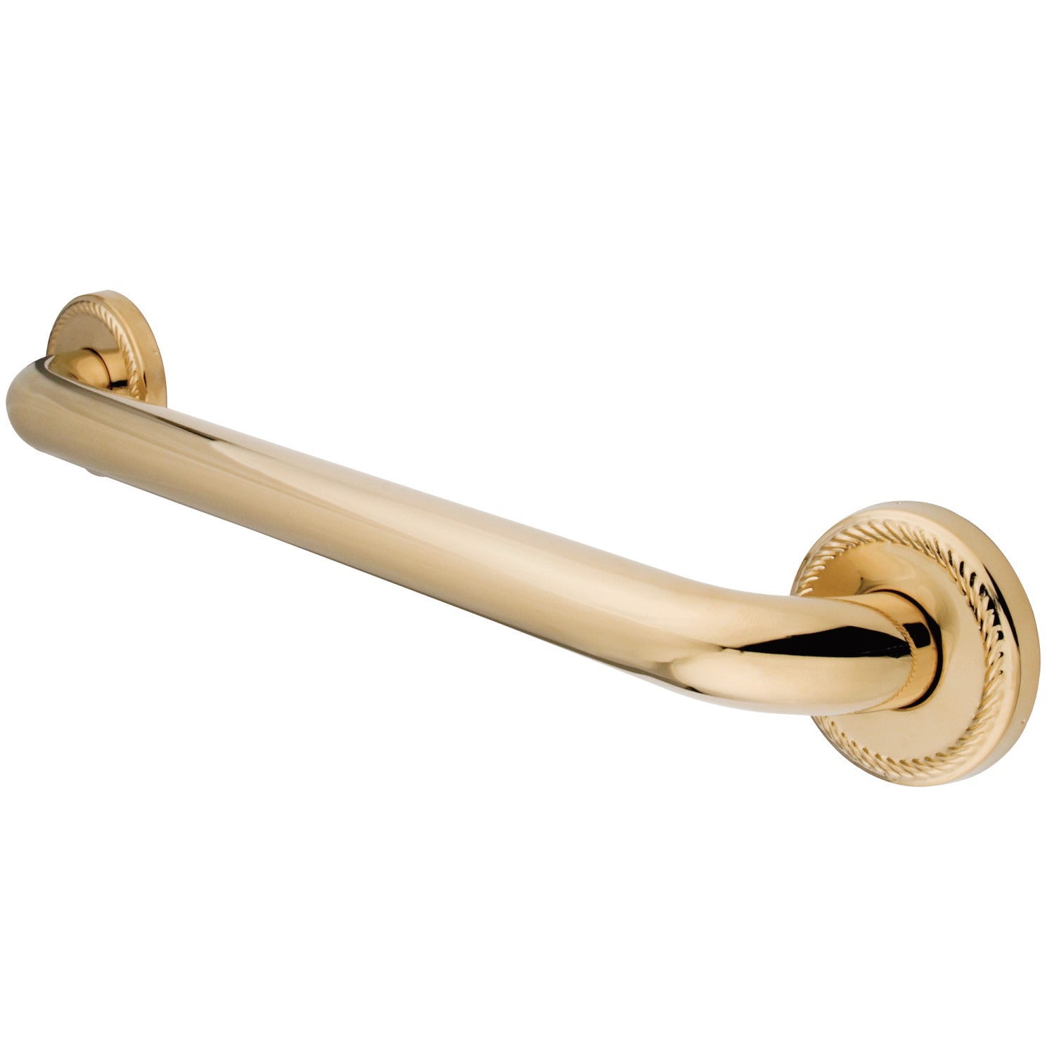 Kingston Heirloom DR814302 - Laurel 30-Inch x 1-1/4-Inch O.D. Brass ADA Grab Bar, Polished Brass