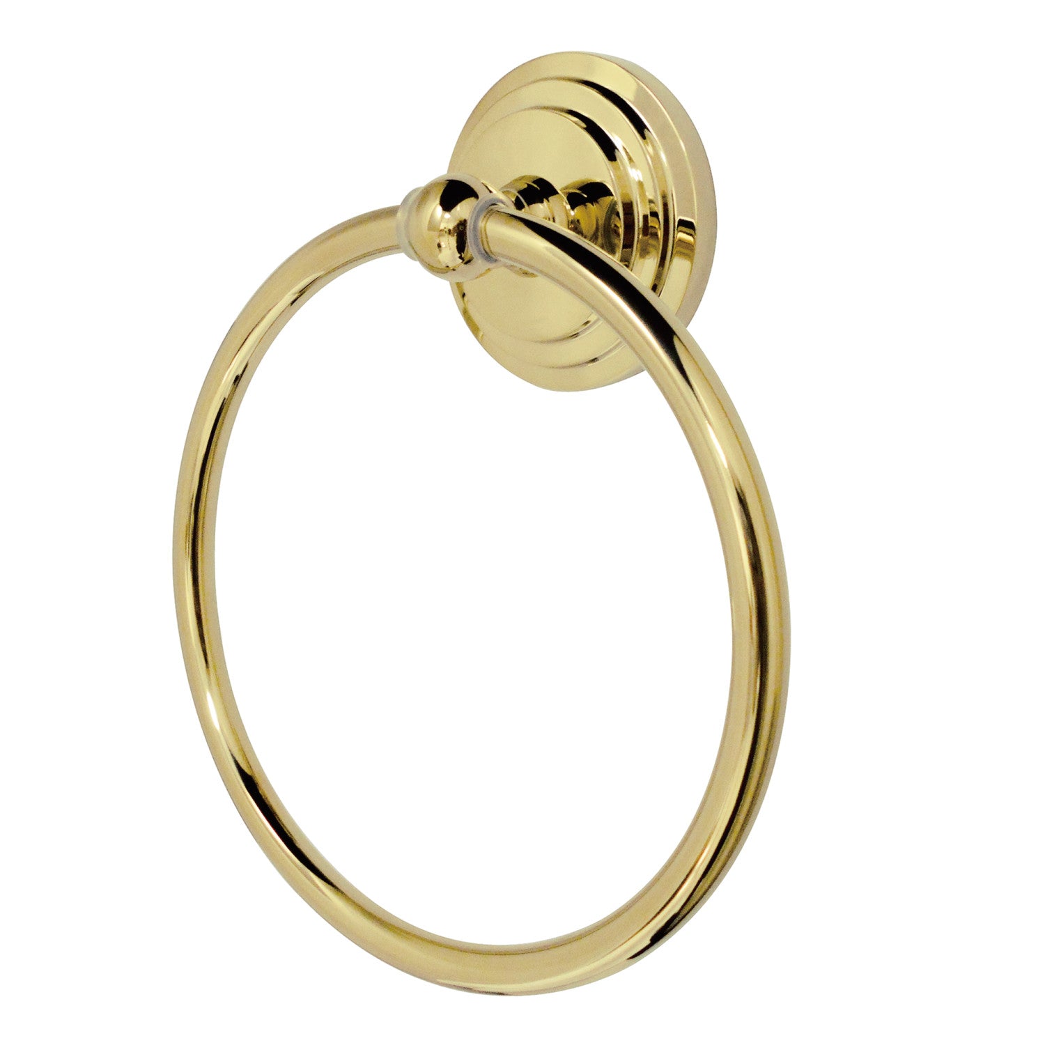 Kingston Sona BA2714PB - Milano 6-Inch Towel Ring, Polished Brass