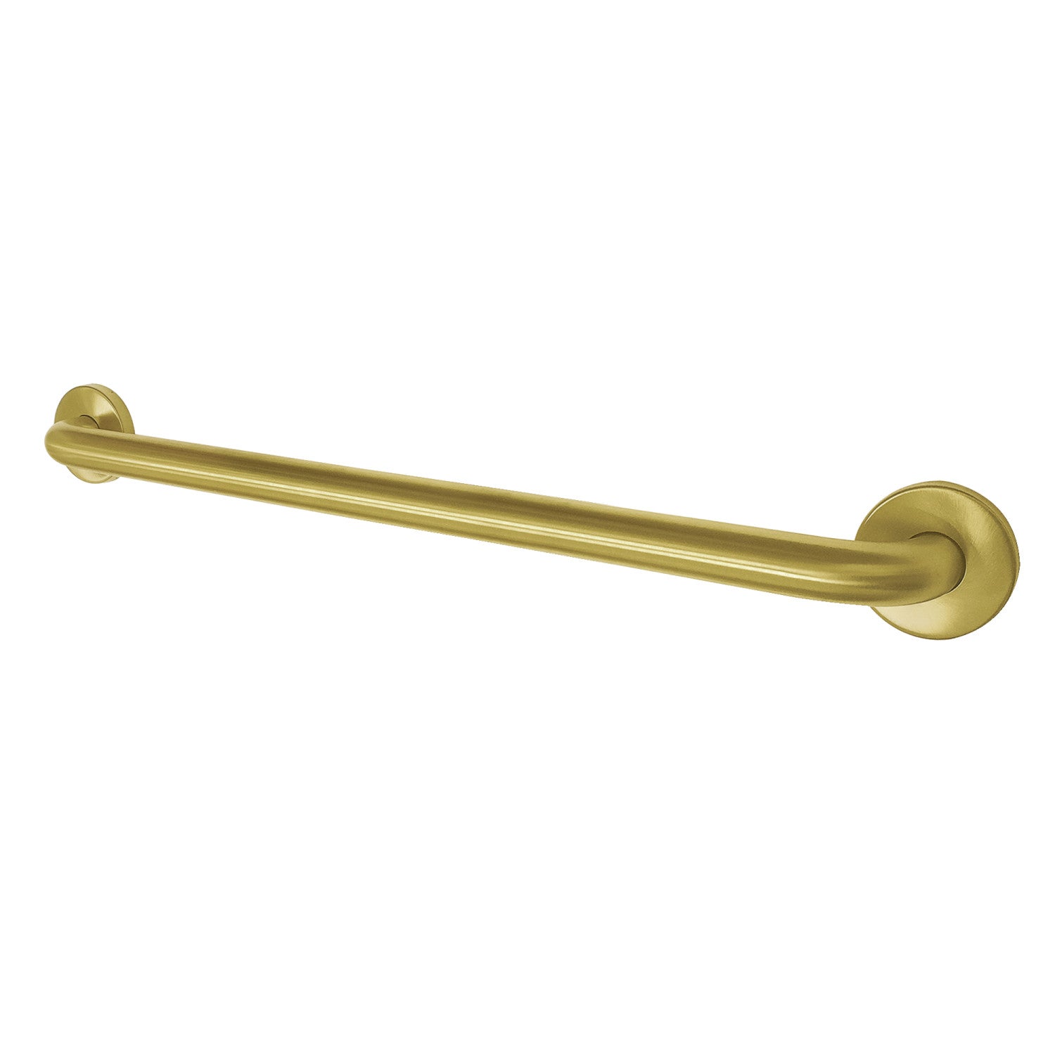 Kingston Tulare DR114247 - Americana 24-Inch x 1-1/4-Inch O.D. Stainless Steel Decorative Grab Bar, Brushed Brass