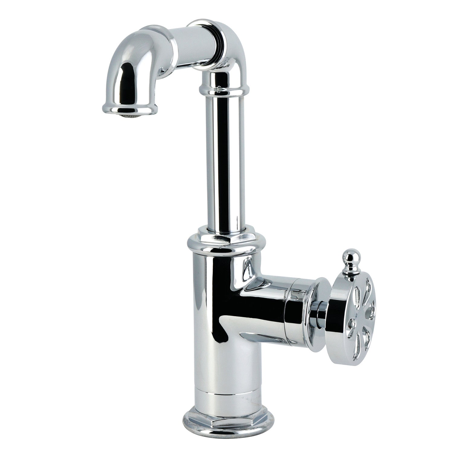 Kingston Belknap LS6001RX Robinet de salle de bains à une poignée 1 trou avec bonde à tirette, chrome poli