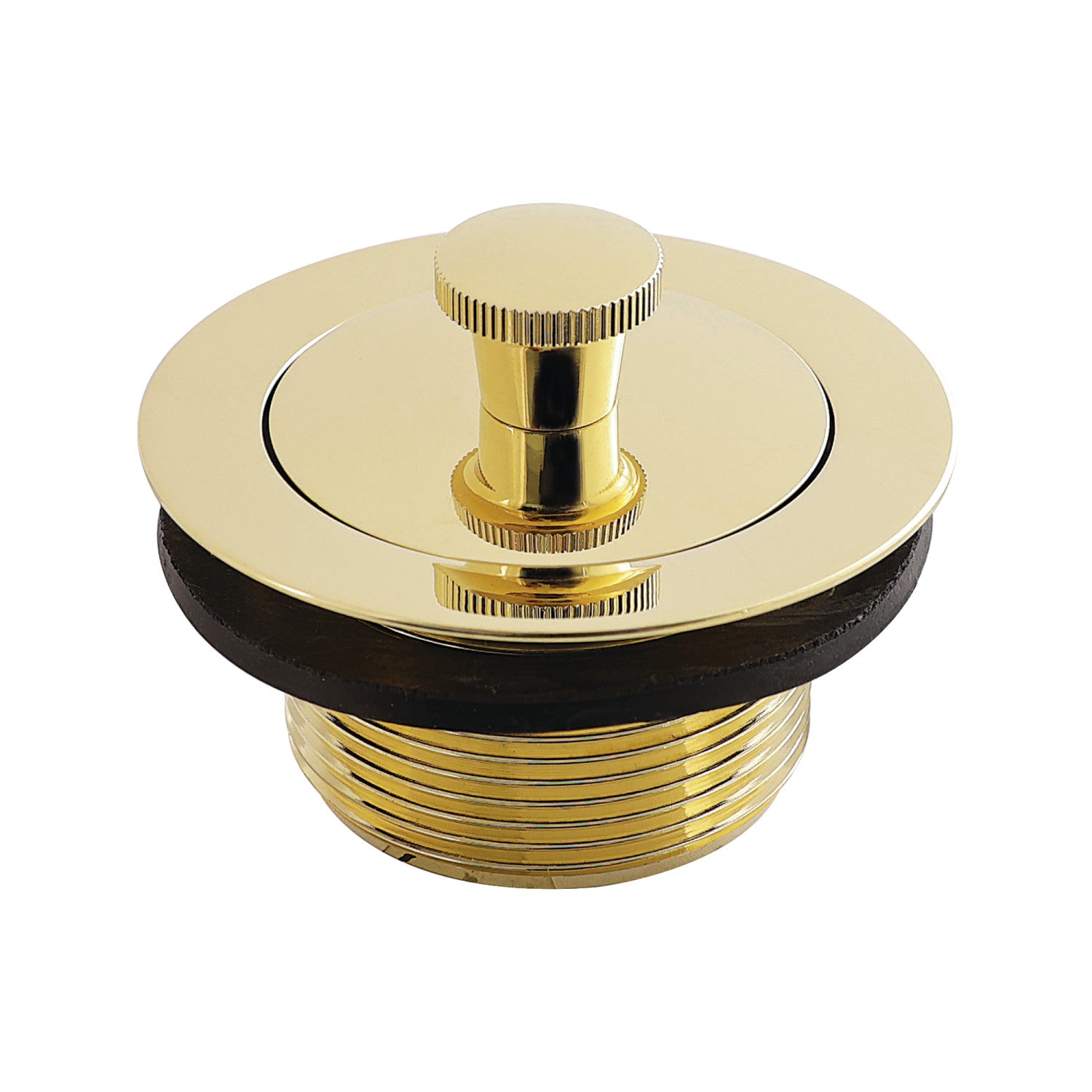 Kingston Heirloom DLL202 - Made To Match Brass Lift and Turn Tub Drain, Polished Brass