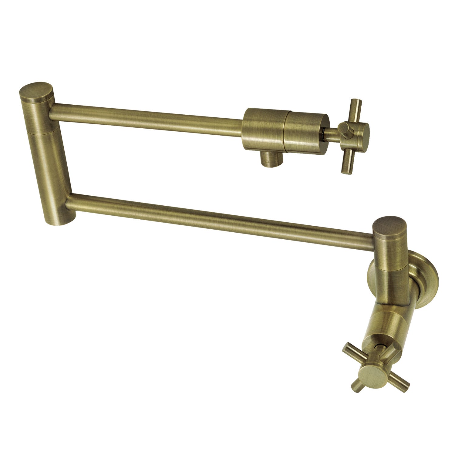 Kingston Sona KS4103DX - Robinet de remplissage de pot de montage mural Concord 1 trou, laiton antique
