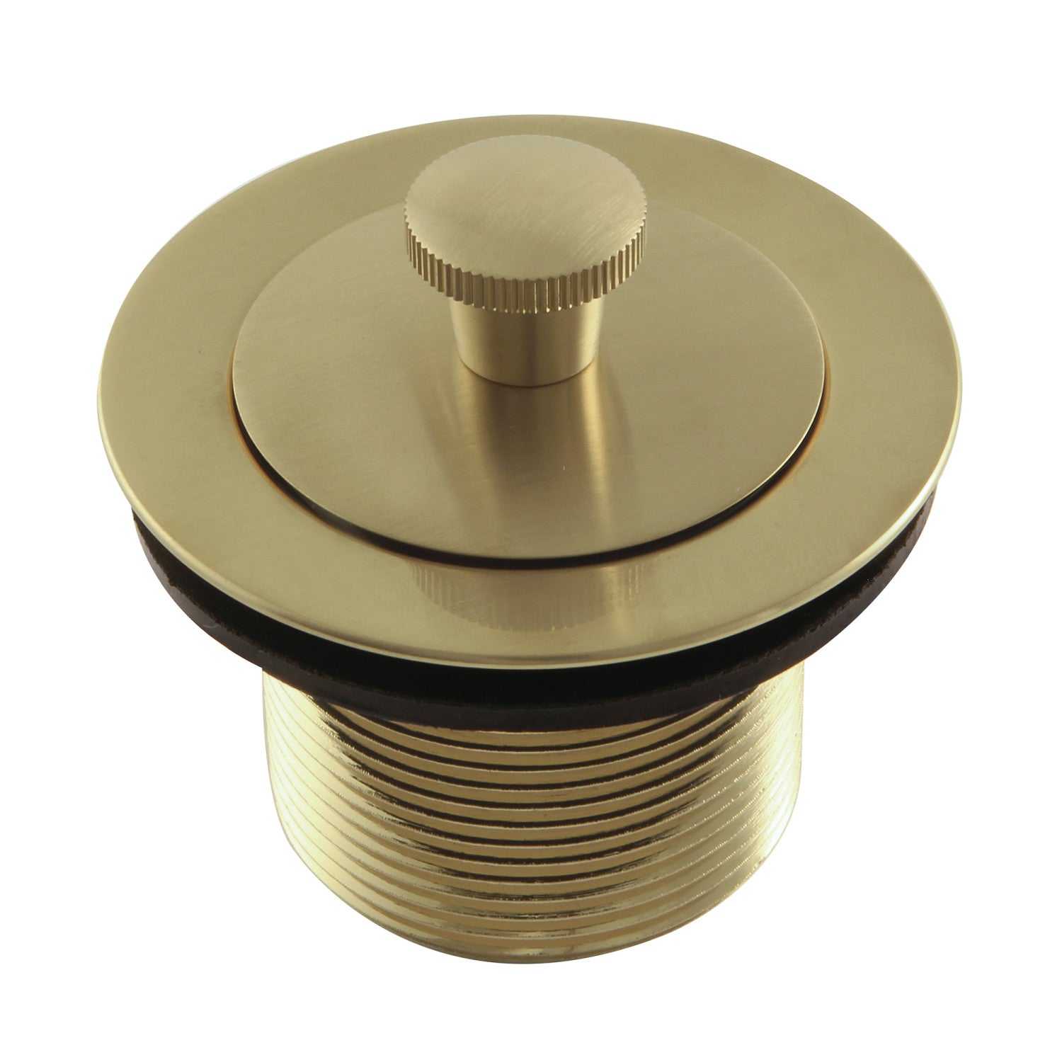 Kingston Heirloom DLL217 - Trimscape Brass Lift and Turn Tub Drain, Brushed Brass