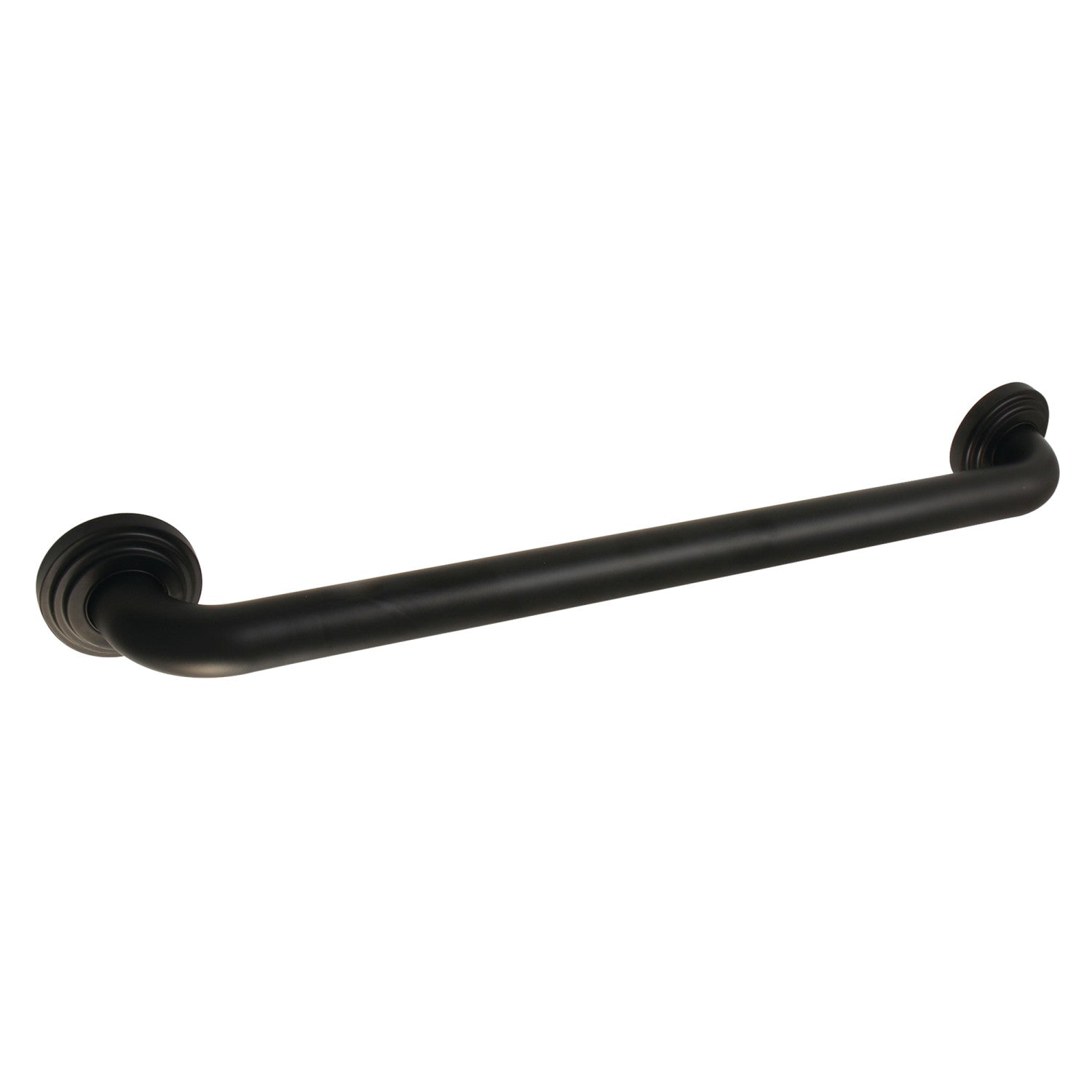 Kingston Sona DR214240 - Milano 24-Inch x 1-1/4-Inch O.D. Brass Decorative Grab Bar, Matte Black