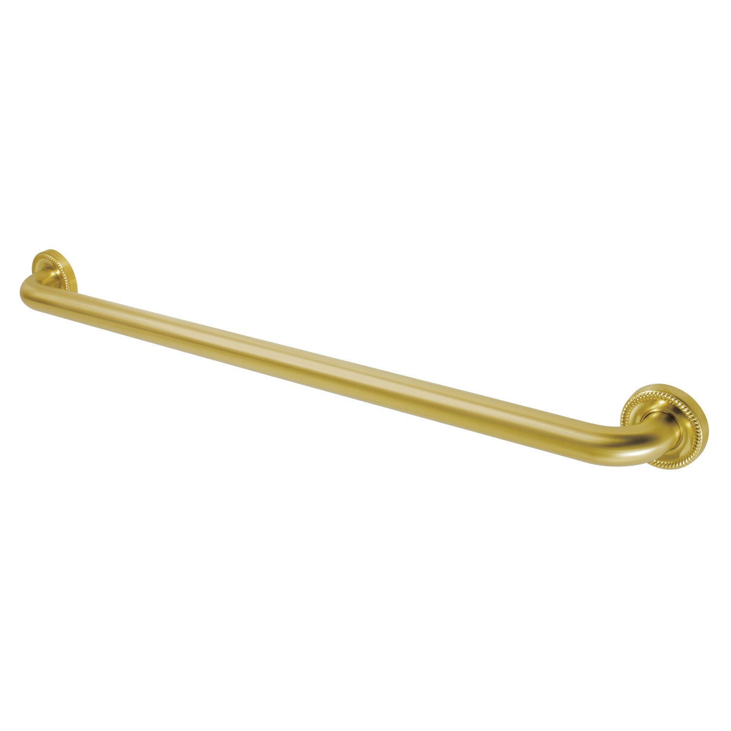 Kingston Heirloom DR914307 - Camelon 30-Inch x 1-1/4-Inch O.D. Brass Decorative Grab Bar, Brushed Brass