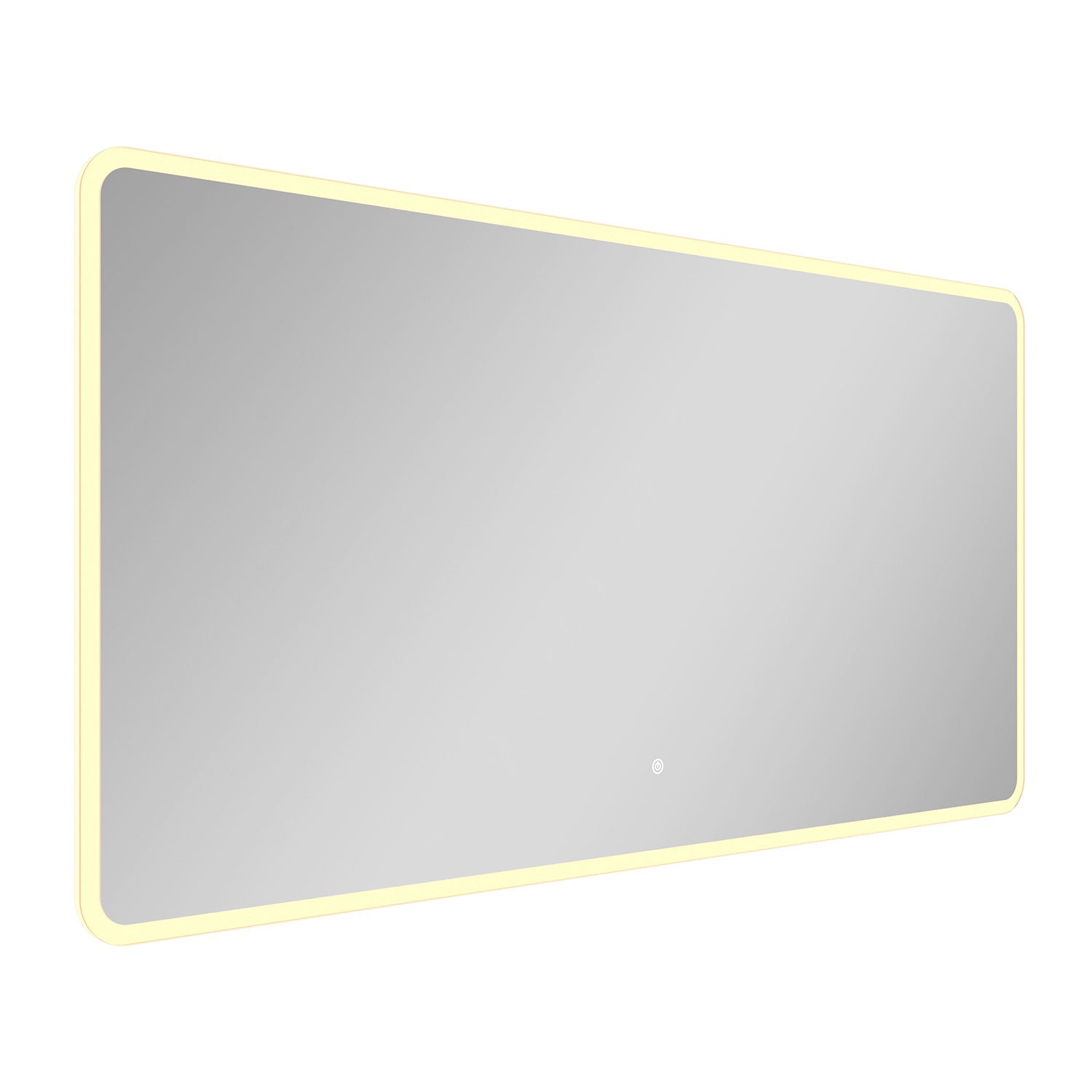 Kingston Aurora MR2026030 30-Inch x 60-Inch LED Bathroom Mirror, Front and Back Light, Anti-Fog, Dimmable Touch Sensor Lighted Mirror, Silver
