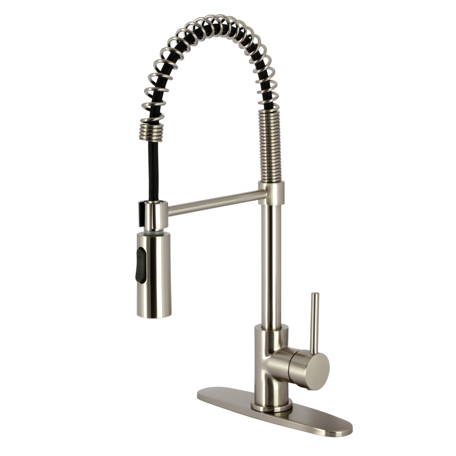 Kingston Sona LS8778DL - Concord Robinet de cuisine pré-rinçage à une poignée 1 trou, Nickel brossé