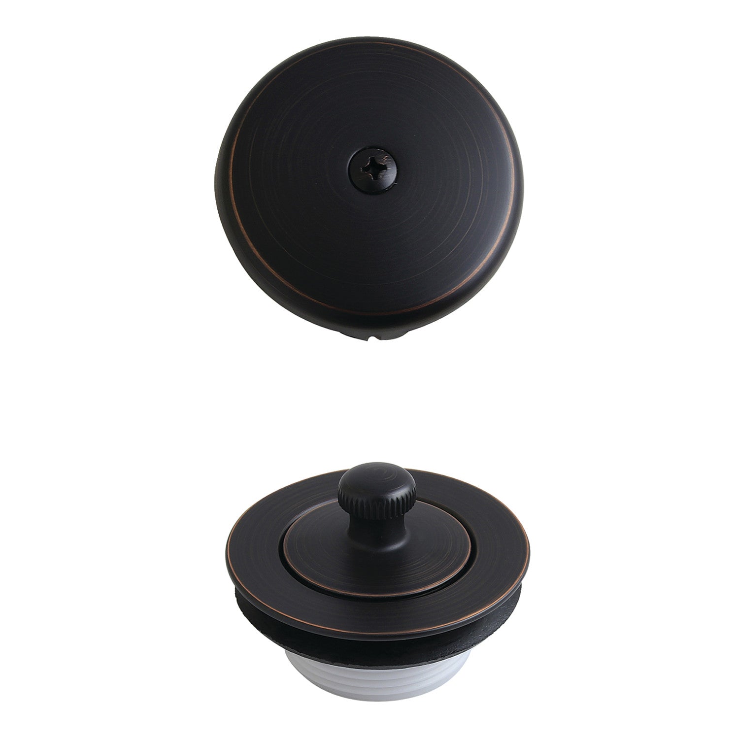 Kingston Heirloom DLT5301ANB - Trimscape Zinc Alloy Lift and Turn Tub Drain Conversion Kit, Naples Bronze